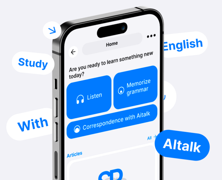 Mobile app | Ux\Ui | Aitalk English Study на Dprofile