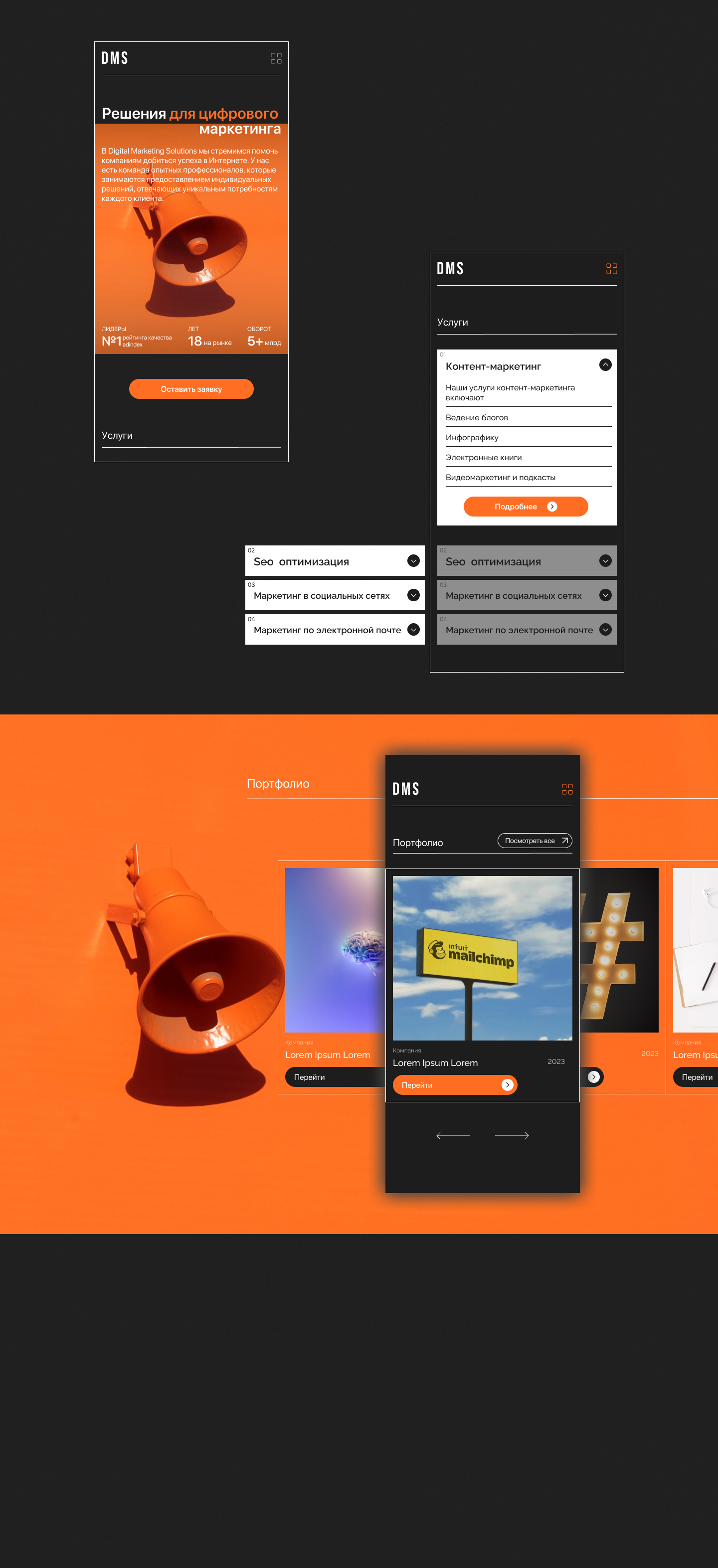 Решения для цифрового маркетинга — Изображение №3 — Интерфейсы на Dprofile