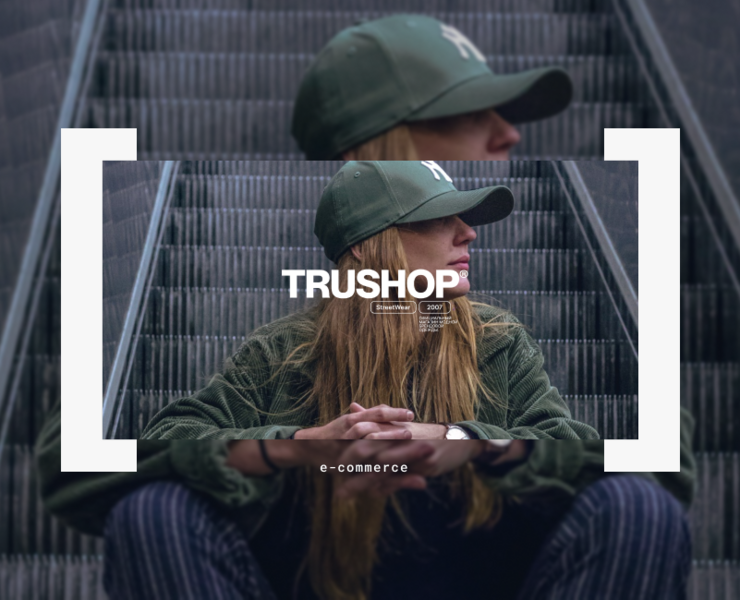 TruShop - интернет магазин одежды — Интерфейсы, Брендинг на Dprofile
