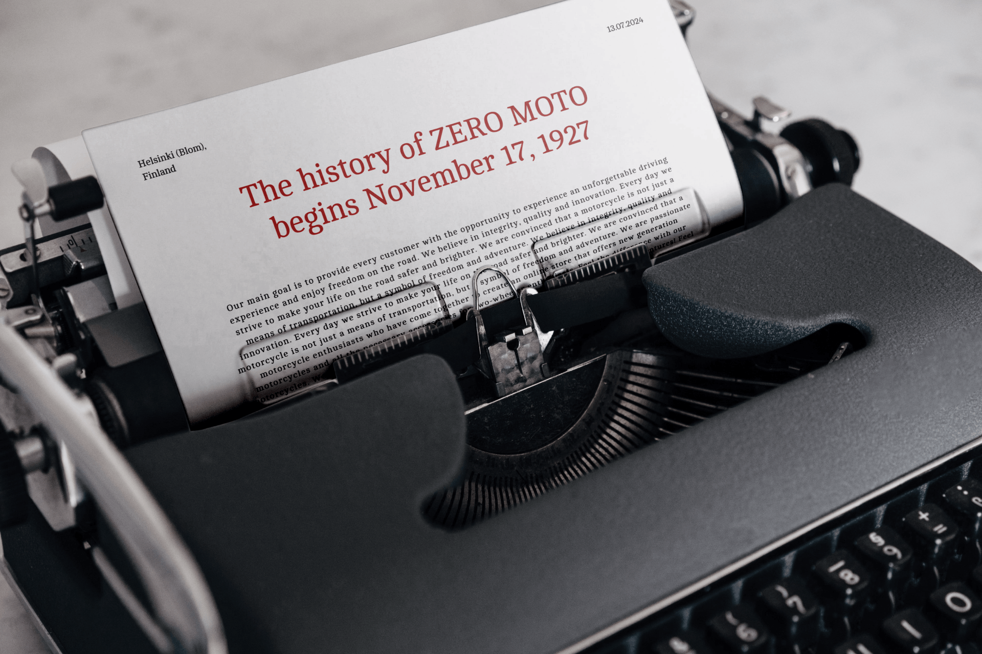 ZERO MOTO — Изображение №2 — Интерфейсы, Брендинг на Dprofile