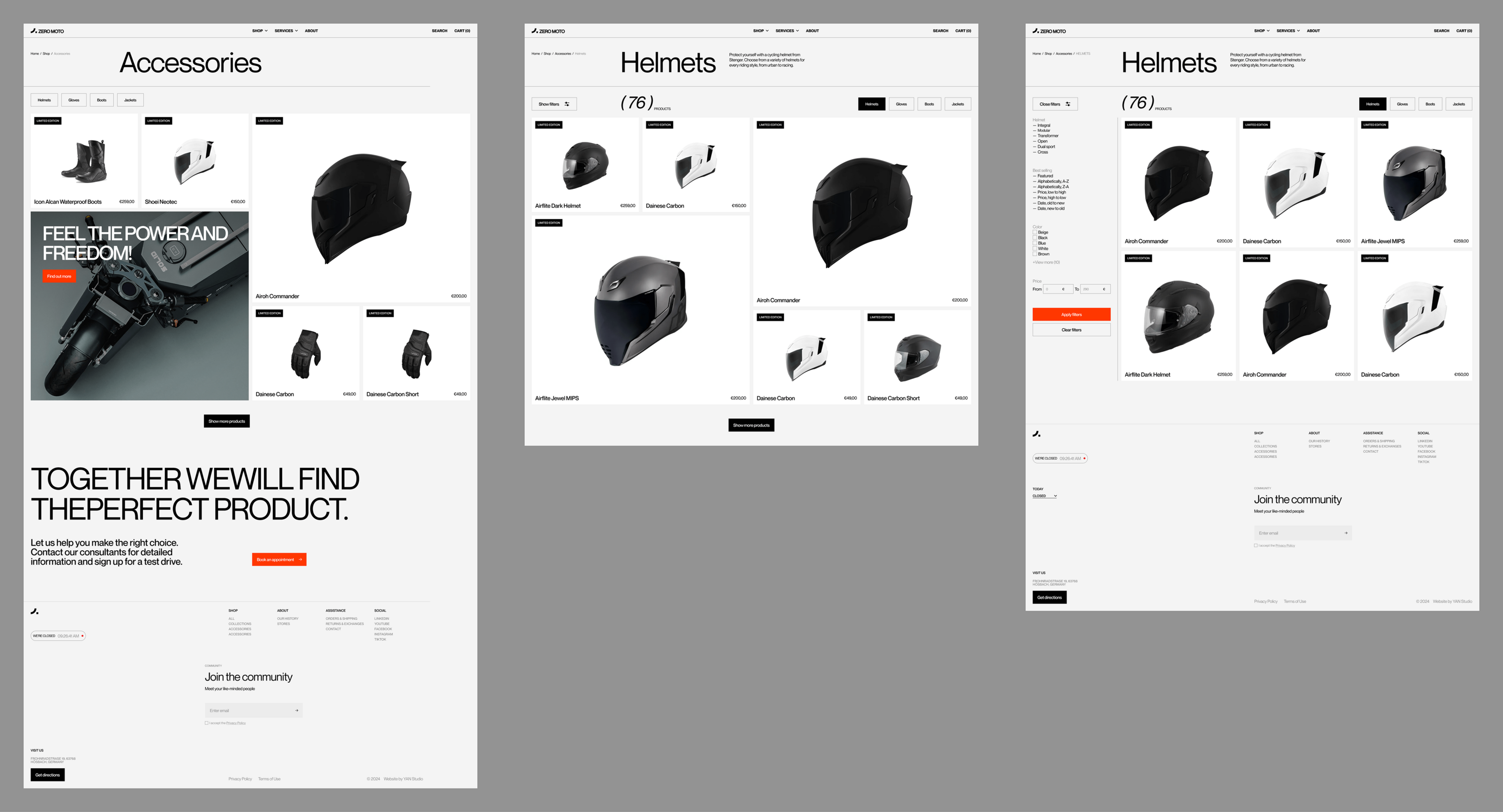 ZERO MOTO — Изображение №38 — Интерфейсы, Брендинг на Dprofile