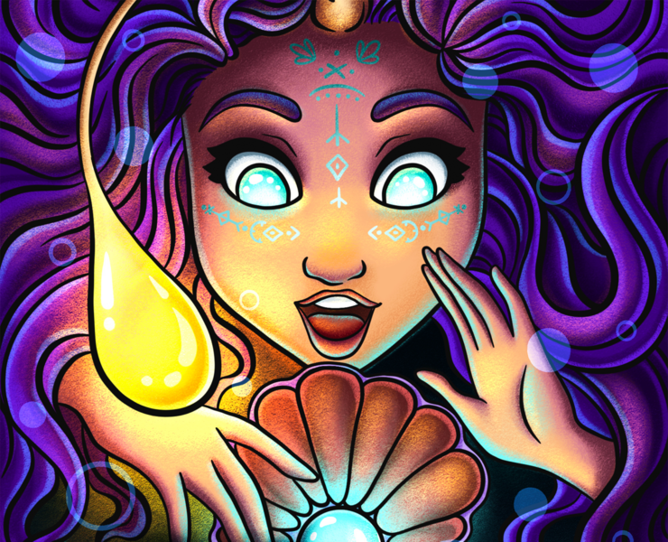 Иллюстрации к проекту Mermay 2023 — Иллюстрация, Графика на Dprofile
