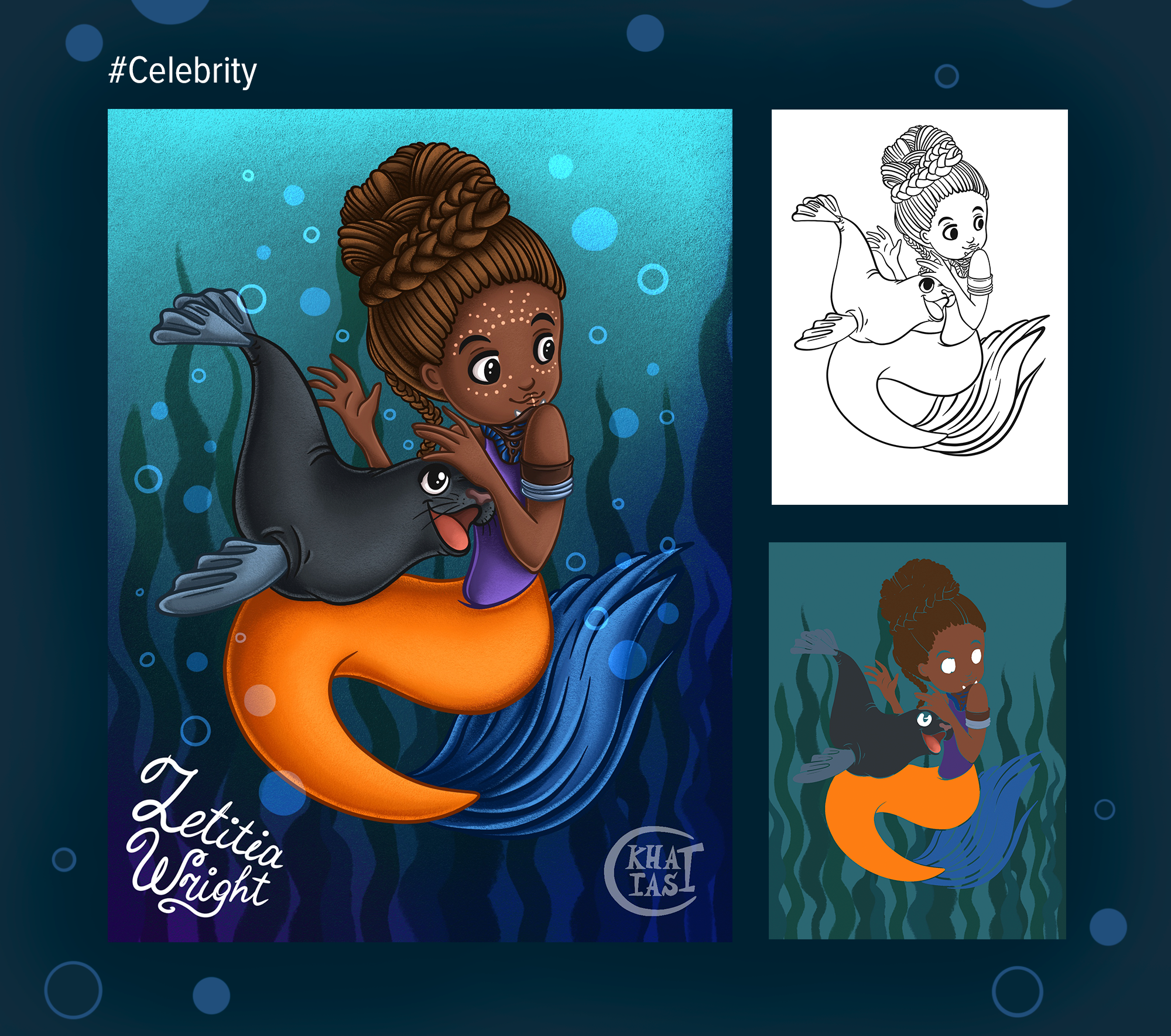 Иллюстрации к проекту Mermay 2023 — Изображение №3 — Иллюстрация, Графика на Dprofile