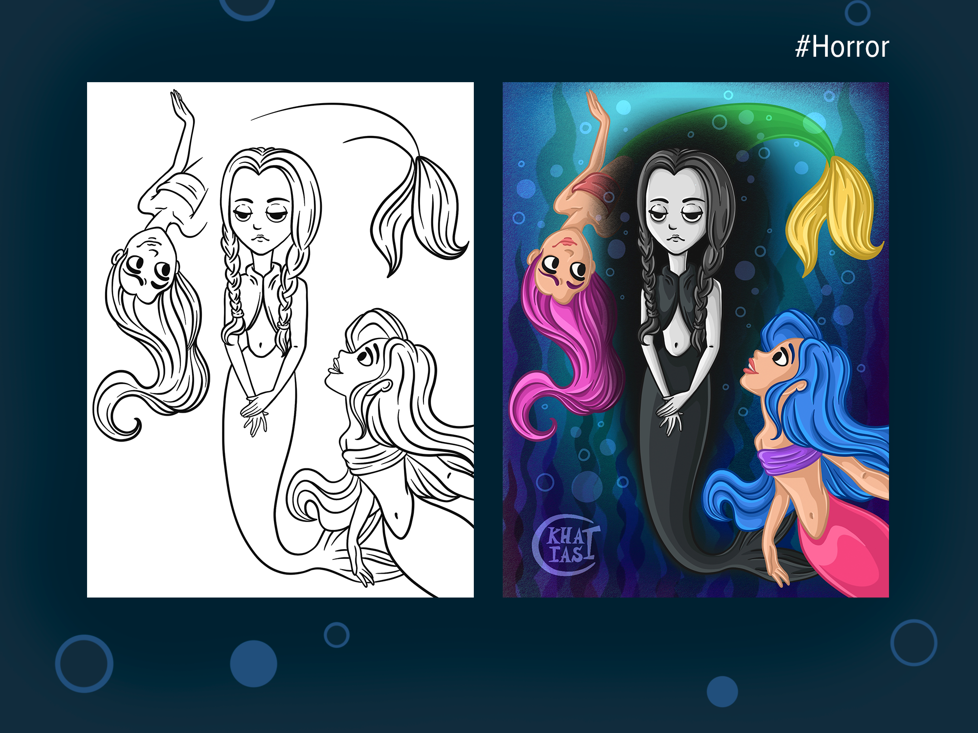 Иллюстрации к проекту Mermay 2023 — Изображение №10 — Иллюстрация, Графика на Dprofile