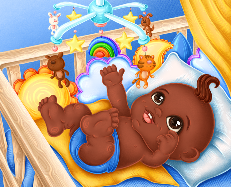 Детская книга "Baby's Big Plans" — Иллюстрация, Графика на Dprofile