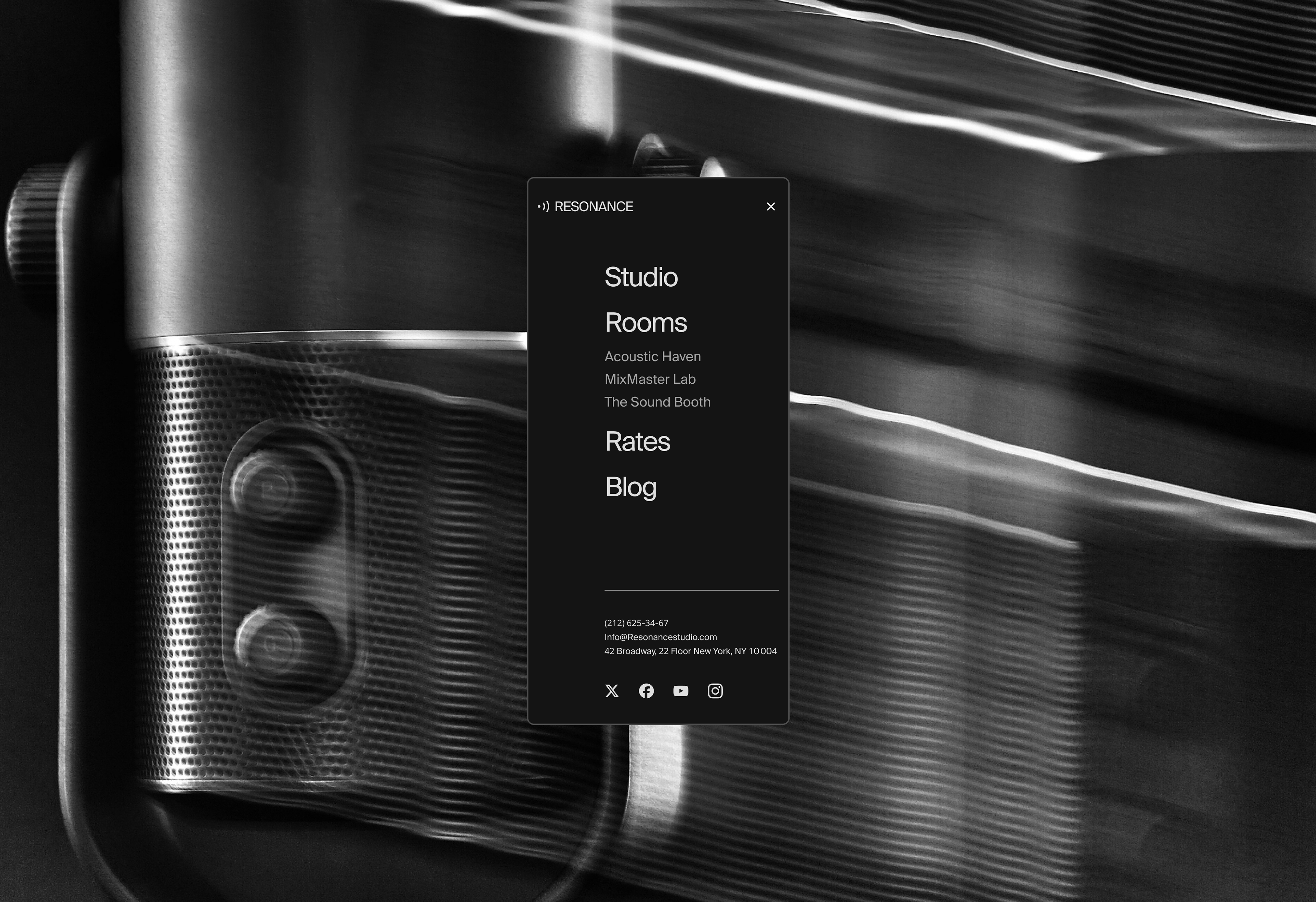 RESONANCE - корпоративный сайт — Изображение №9 — Интерфейсы, Брендинг на Dprofile