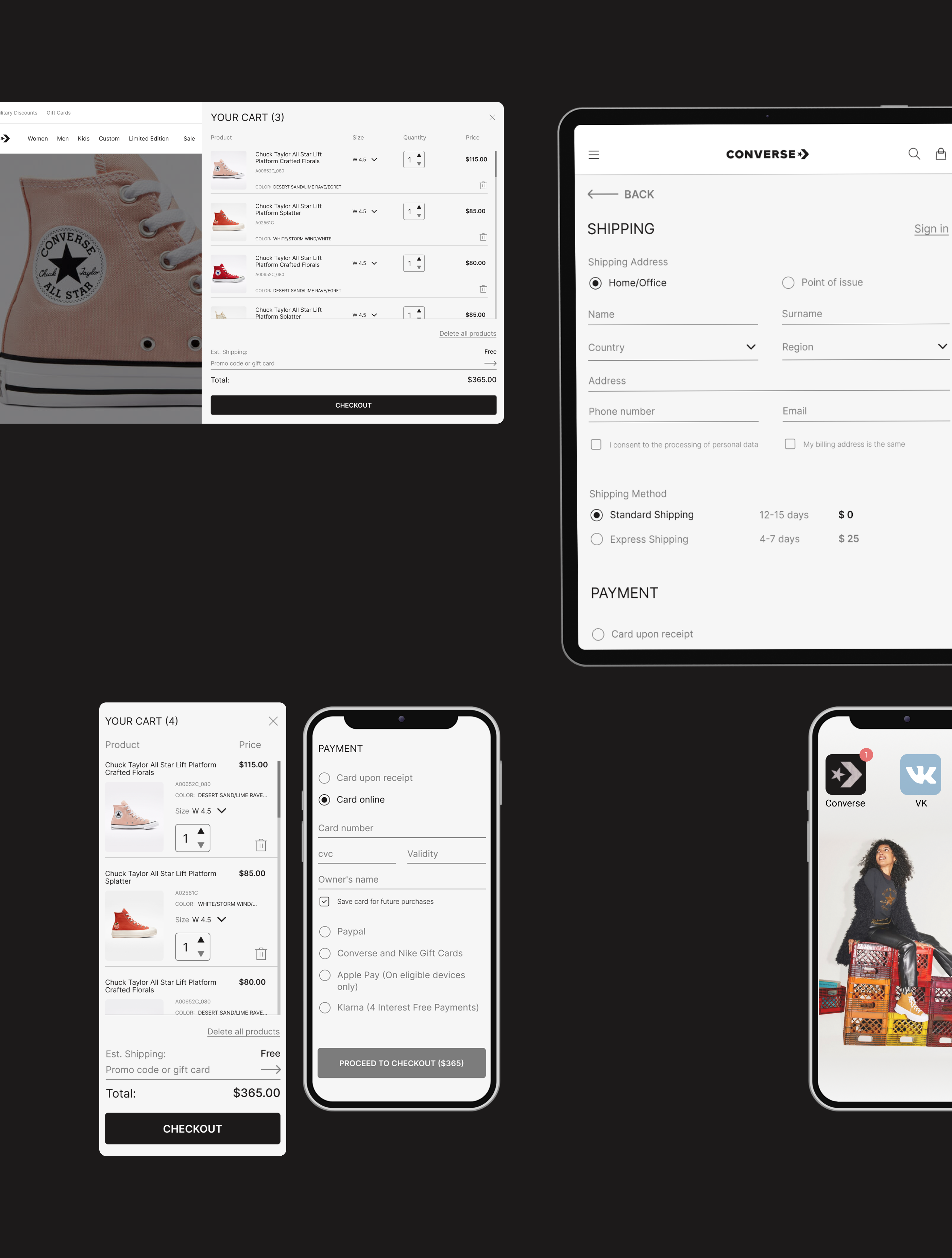 Converse | E-commerce redesign — Изображение №5 — Интерфейсы на Dprofile