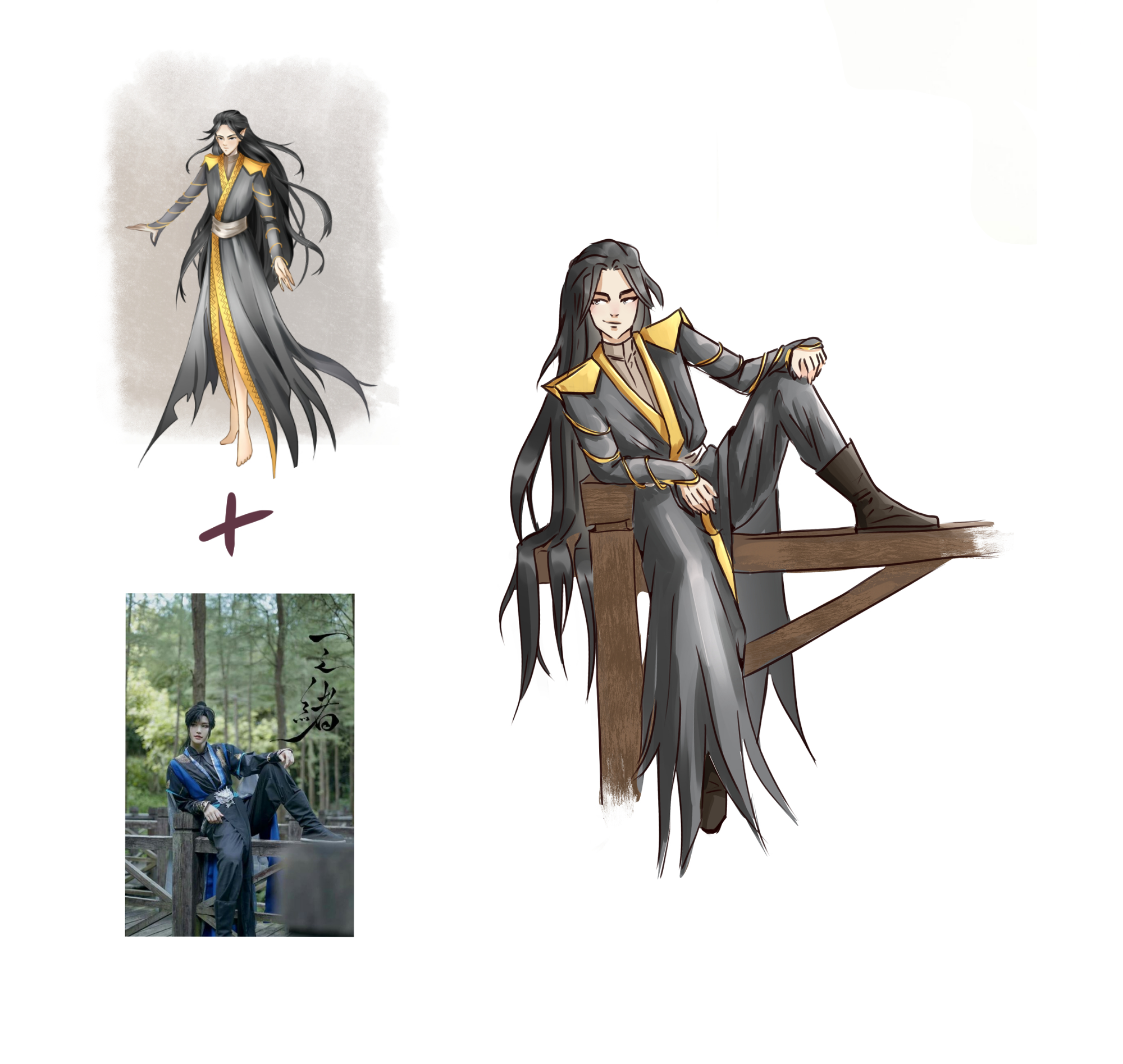 Скетчи по фото людей и персонажей в аниме/манга стиле — Изображение №13 — Иллюстрация на Dprofile