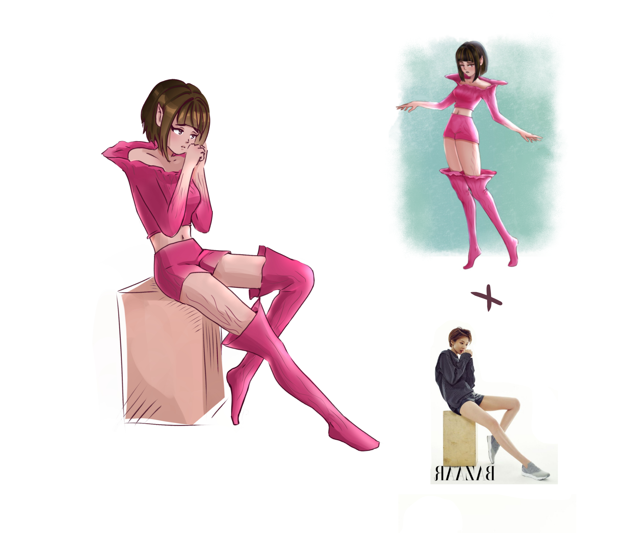 Скетчи по фото людей и персонажей в аниме/манга стиле — Изображение №12 — Иллюстрация на Dprofile