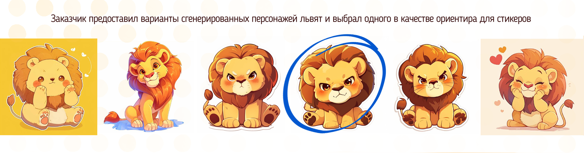 Стикерпак львёнок для мессенджеров соц.сетей печати — Изображение №3 — Брендинг, Иллюстрация на Dprofile