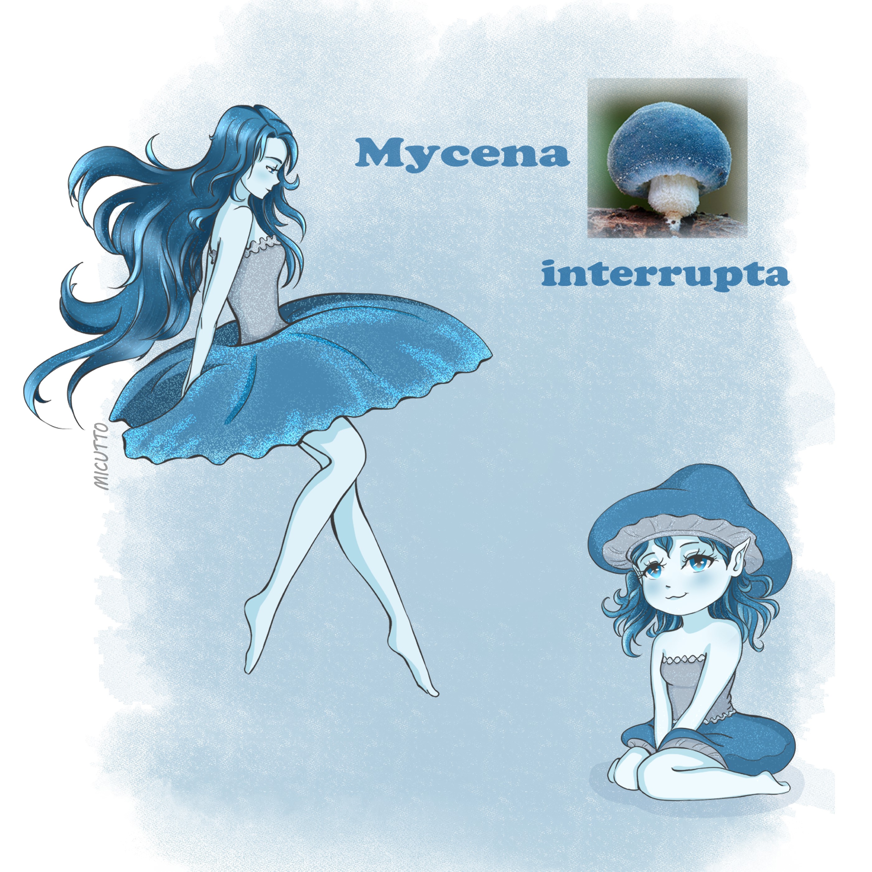 Хуманизация грибов в аниме манга стиле — Изображение №1 — Иллюстрация на Dprofile