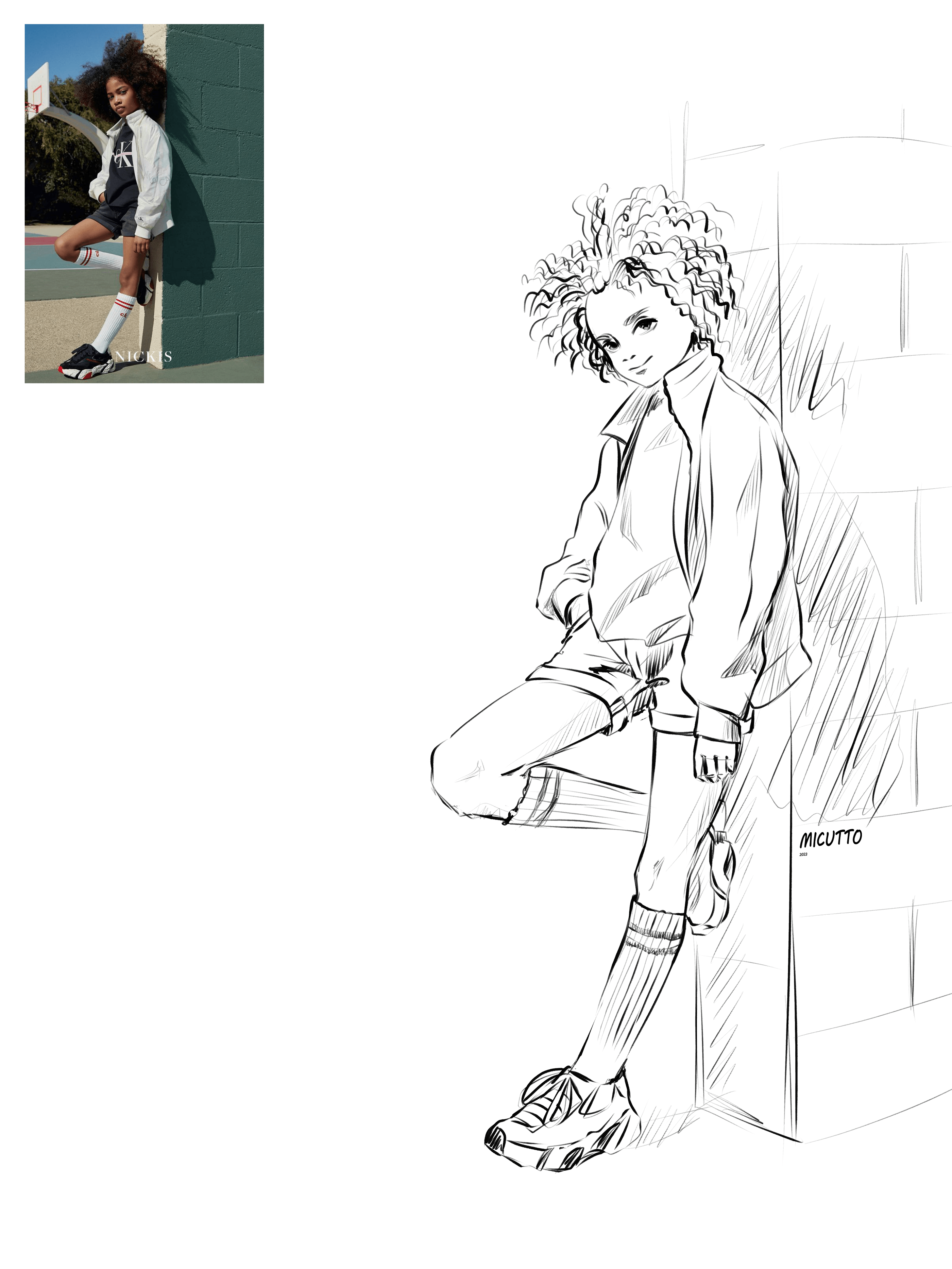 Скетчи по фото людей в аниме / манга стиле — Изображение №4 — Иллюстрация, Графика на Dprofile