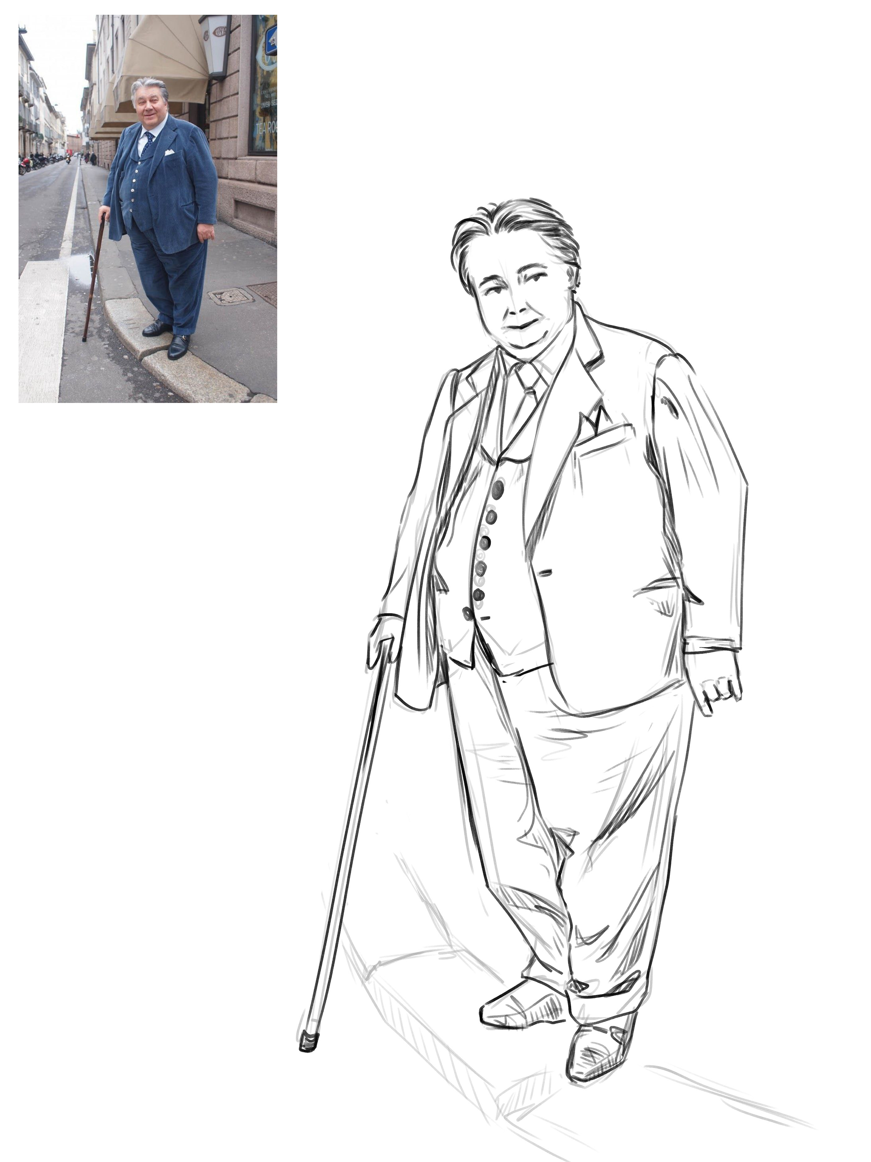 Скетчи по фото людей в аниме / манга стиле — Изображение №12 — Иллюстрация, Графика на Dprofile