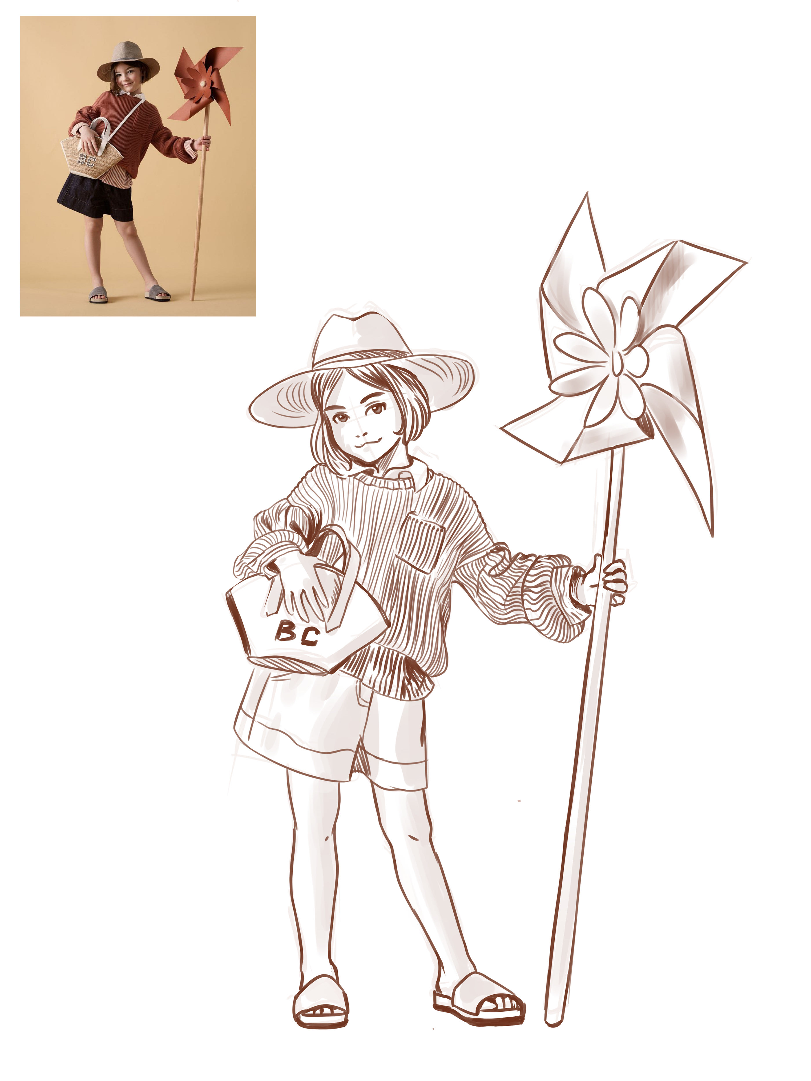 Скетчи по фото людей в аниме / манга стиле — Изображение №5 — Иллюстрация, Графика на Dprofile