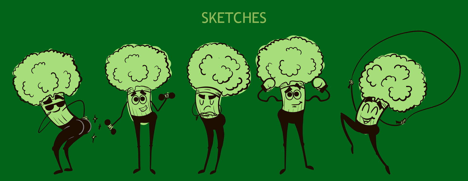 Character design Broccoli — Изображение №4 — Брендинг, Иллюстрация на Dprofile