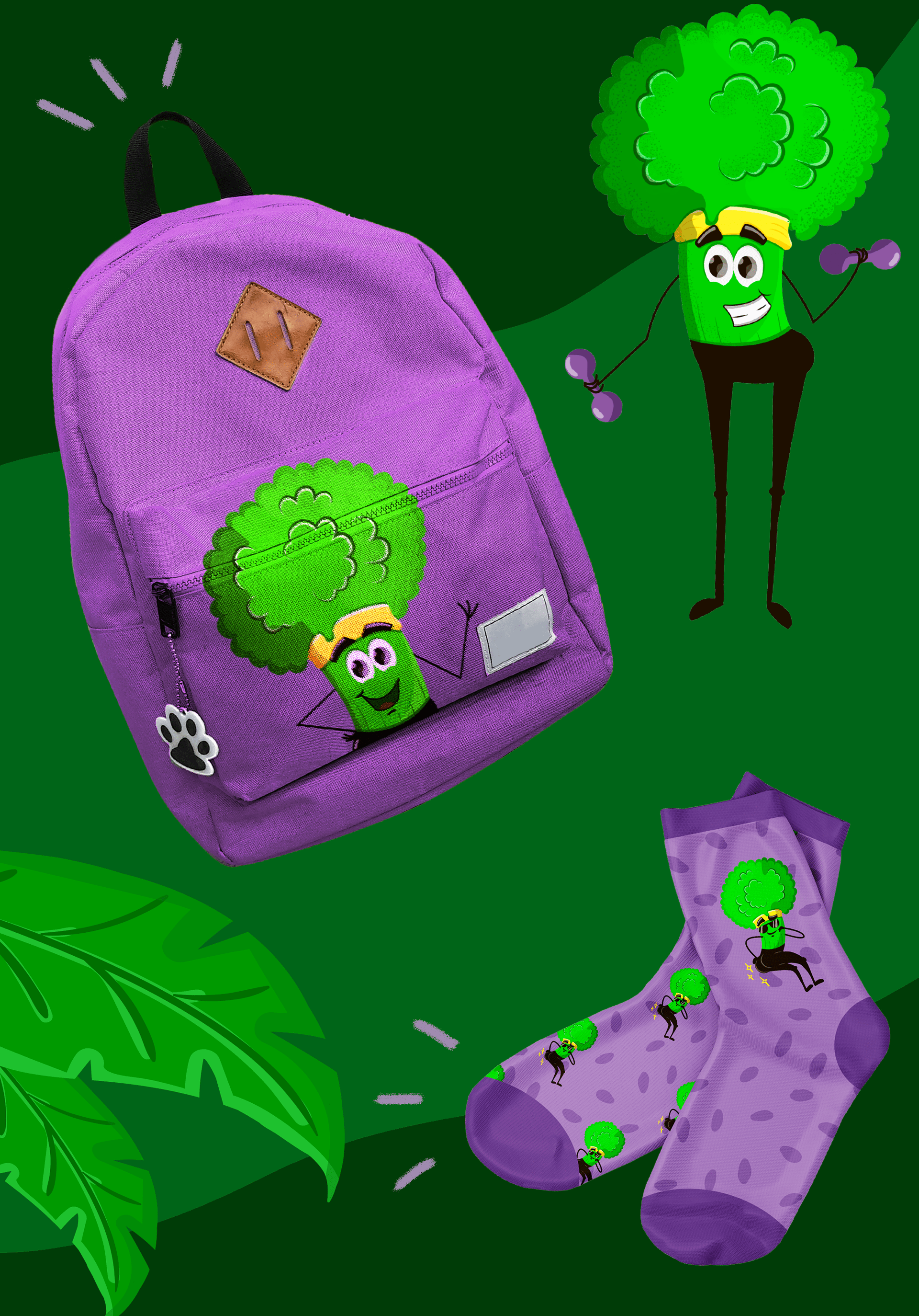 Character design Broccoli — Изображение №10 — Брендинг, Иллюстрация на Dprofile