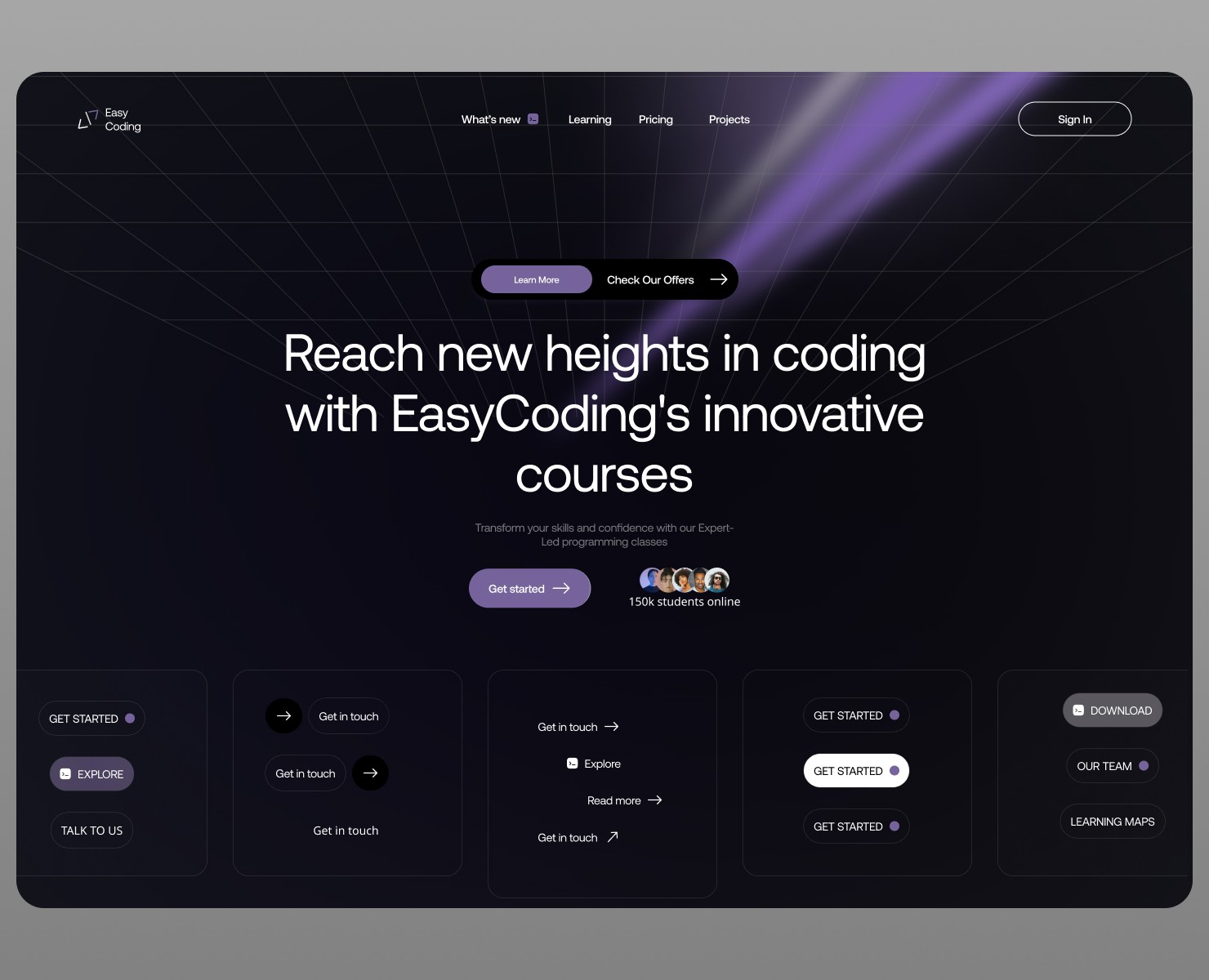 Easy coding website — Интерфейсы, Маркетинг на Dprofile