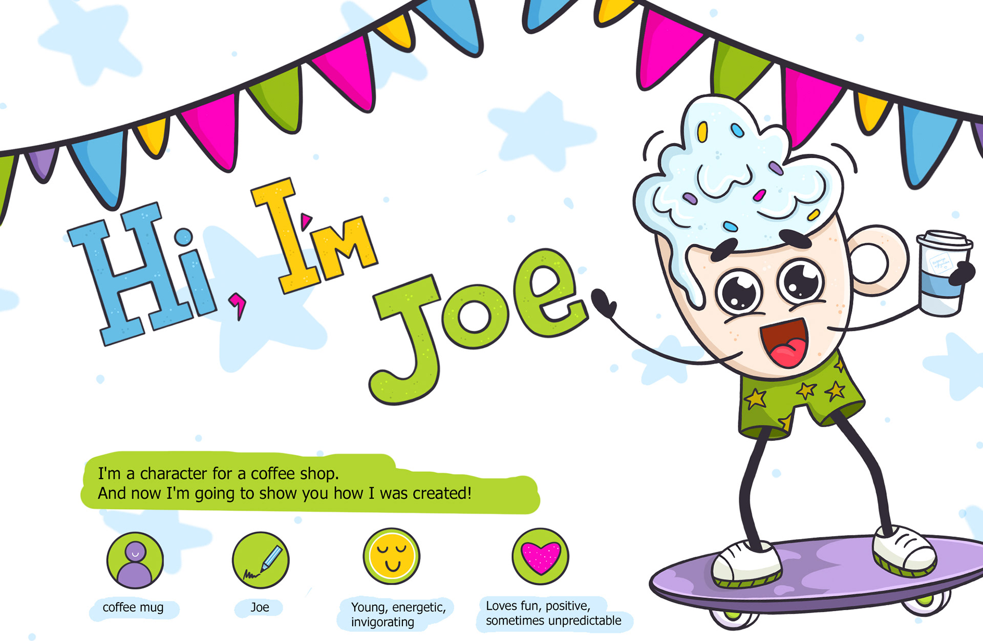 Character design for a coffee shop — Изображение №1 — Брендинг, Иллюстрация на Dprofile