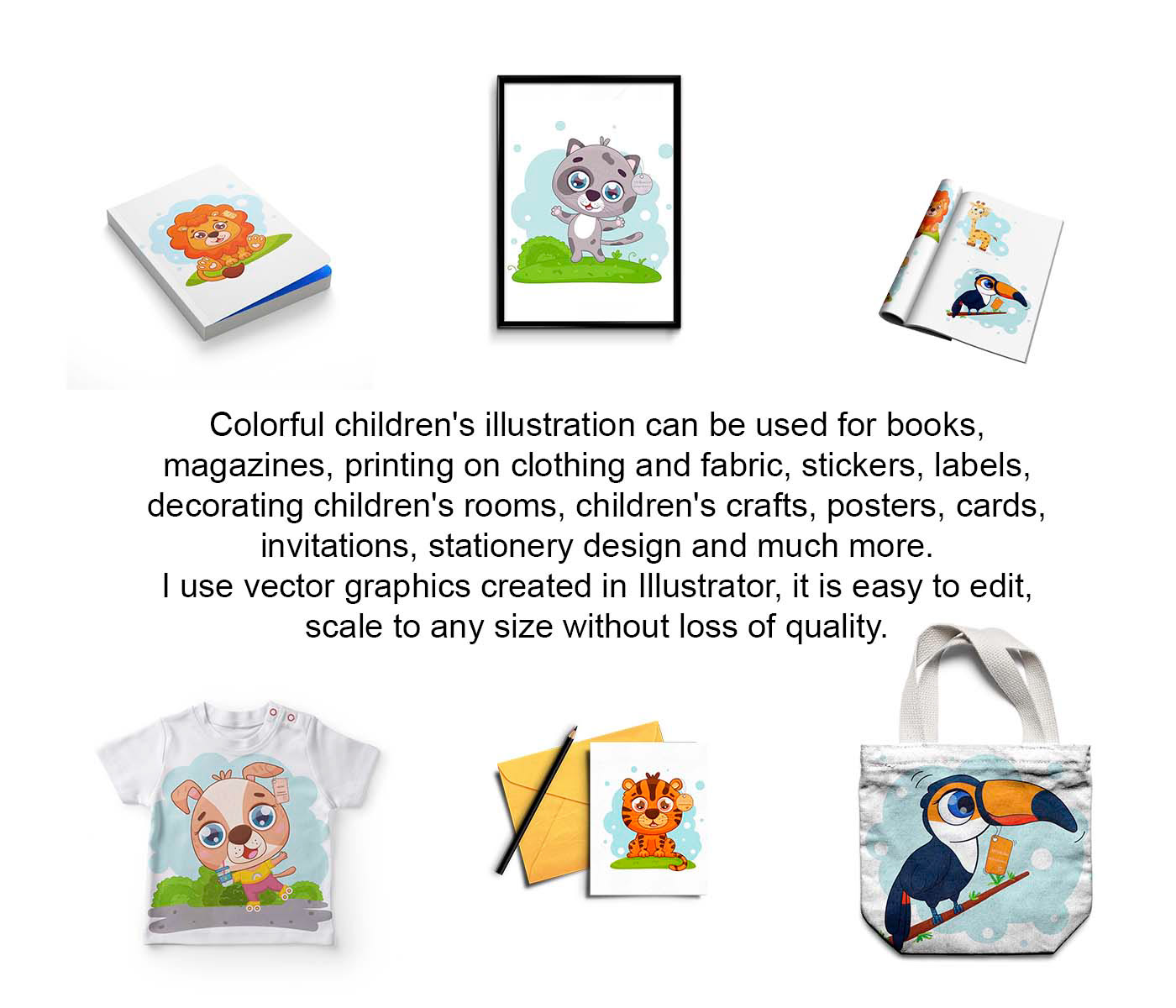 Children's animal characters — Изображение №13 — Брендинг, Иллюстрация на Dprofile