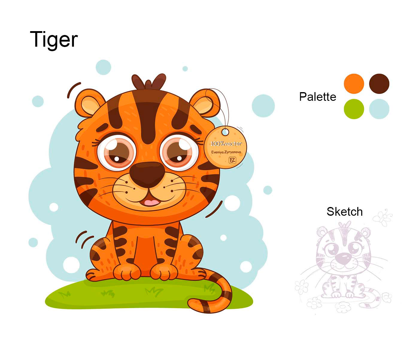 Children's animal characters — Изображение №4 — Брендинг, Иллюстрация на Dprofile