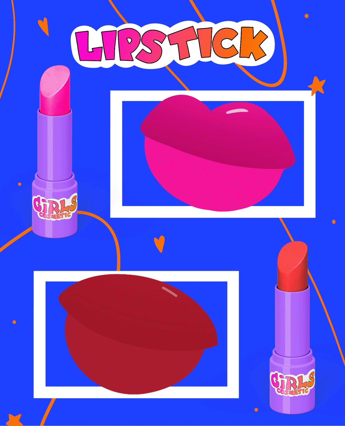 Дизайн упаковки для "Girls cosmetic" — Изображение №20 — Брендинг, Иллюстрация на Dprofile
