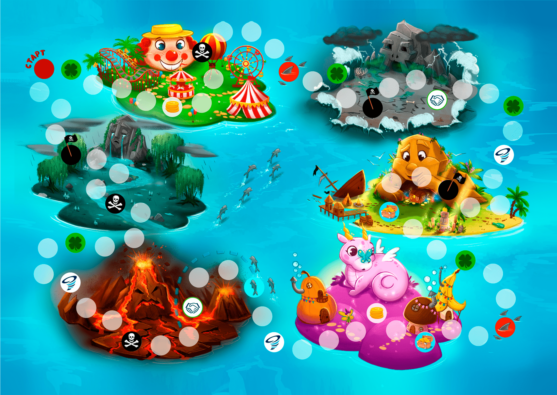 Настольная игра "Море эмоций" — Изображение №12 — Иллюстрация на Dprofile