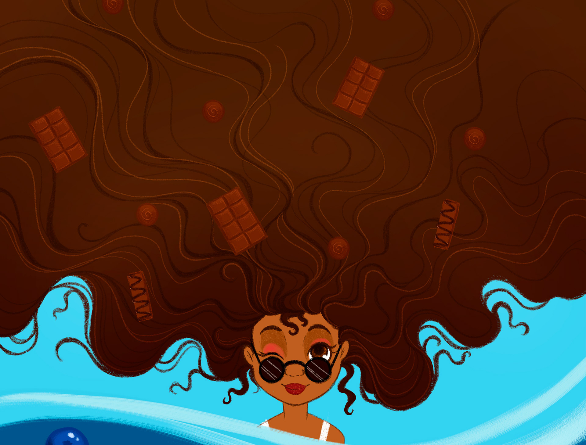 Packing illustrations. Shampoo and hair mask — Изображение №5 — Брендинг, Иллюстрация на Dprofile