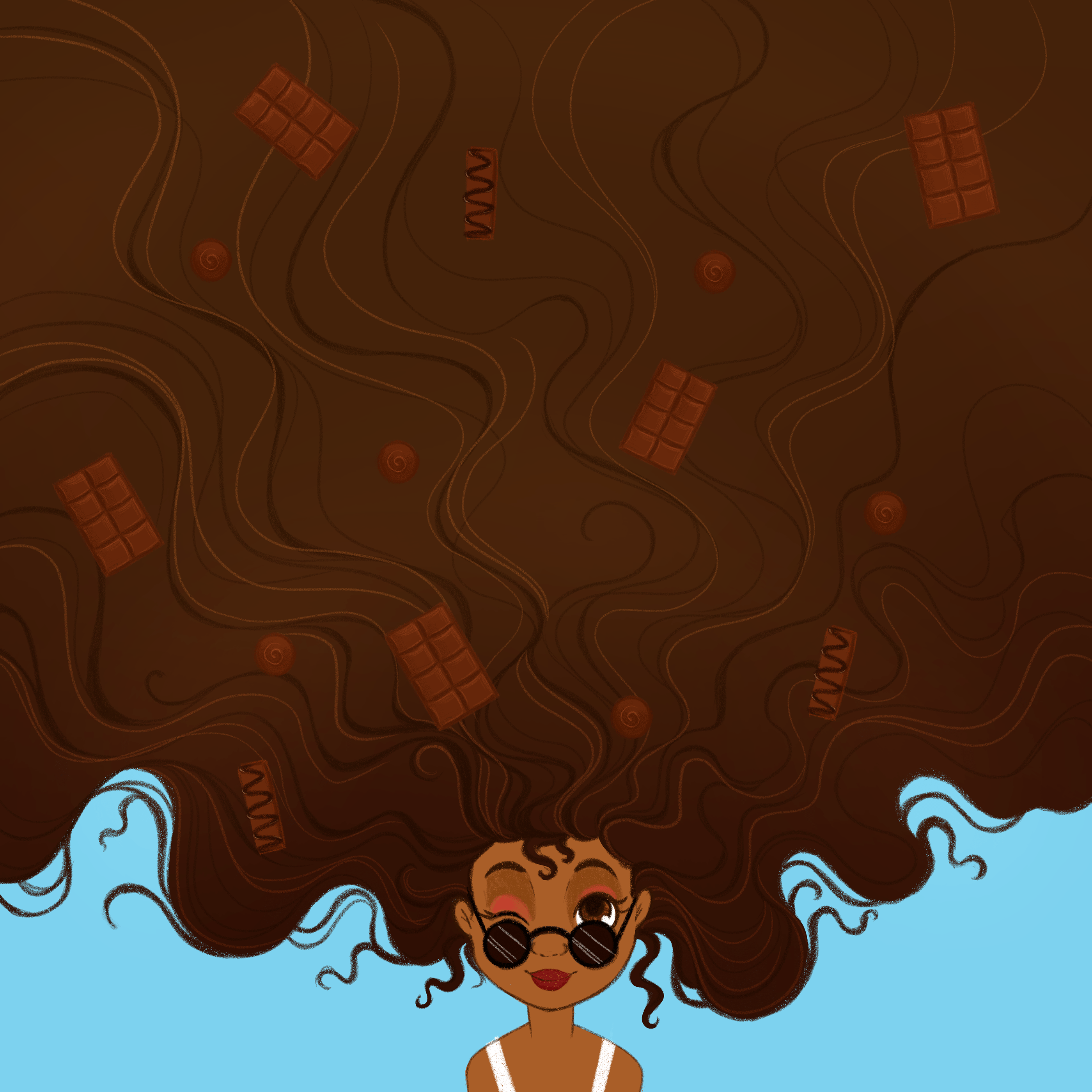 Packing illustrations. Shampoo and hair mask — Изображение №9 — Брендинг, Иллюстрация на Dprofile