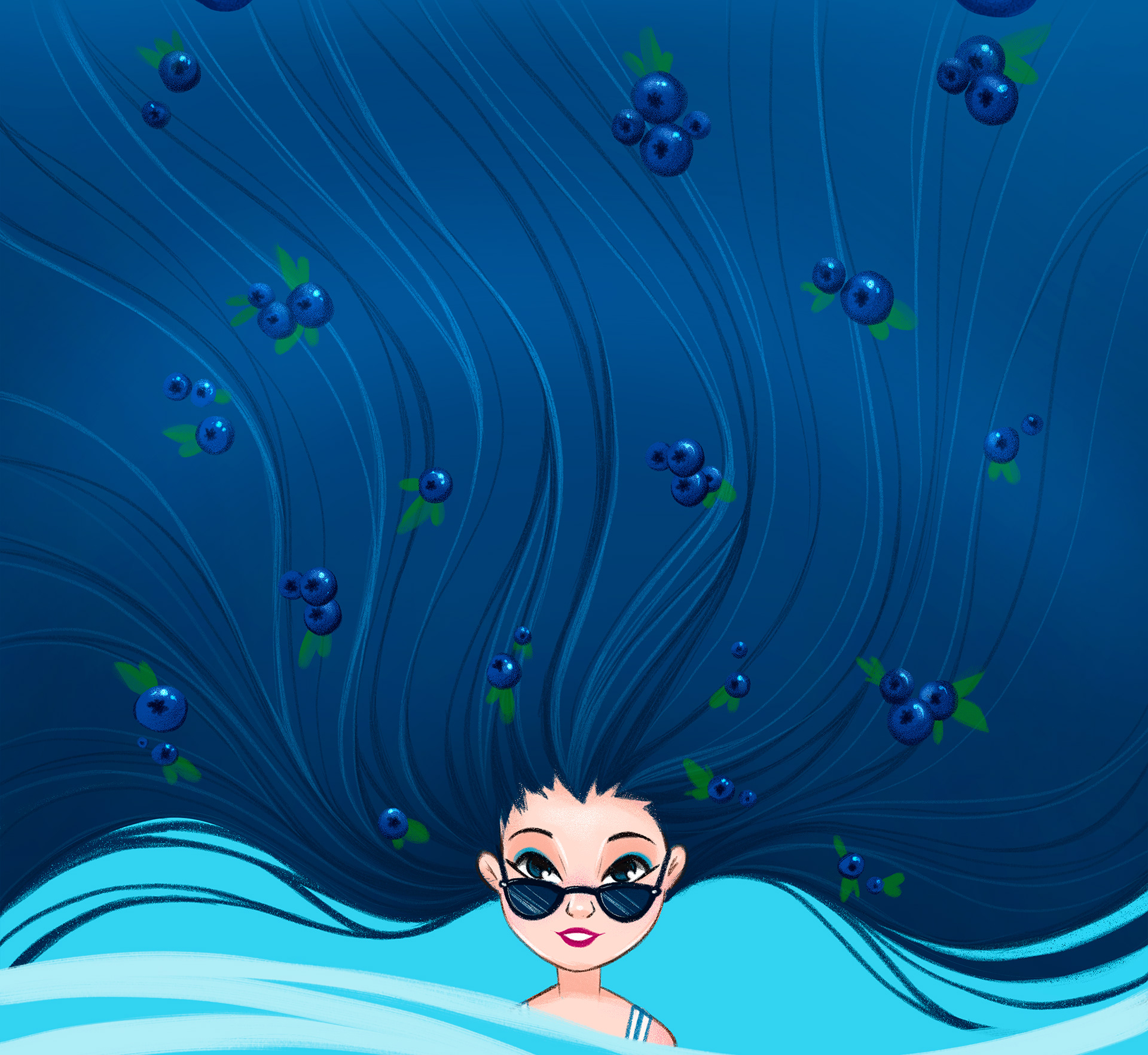 Packing illustrations. Shampoo and hair mask — Изображение №7 — Брендинг, Иллюстрация на Dprofile