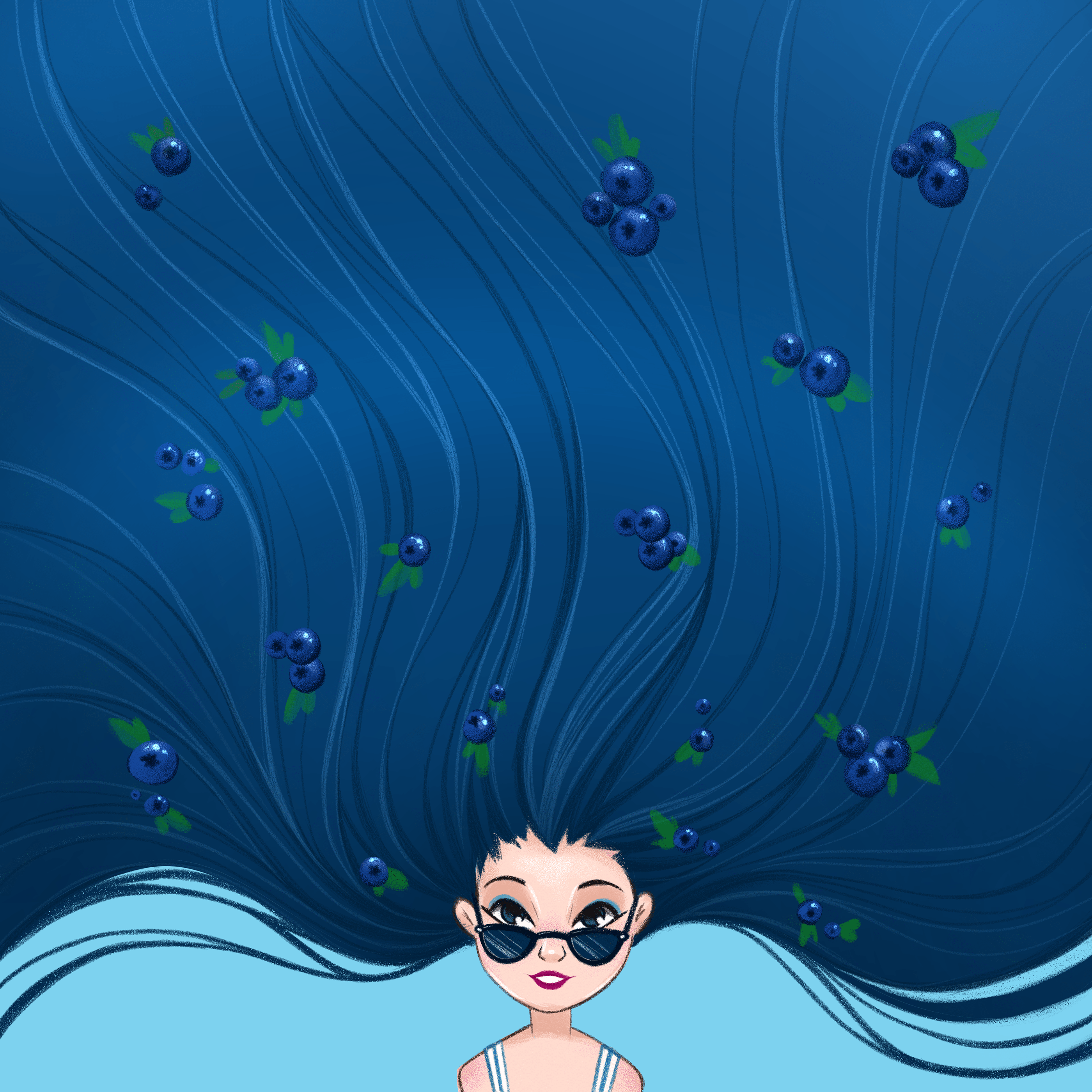 Packing illustrations. Shampoo and hair mask — Изображение №11 — Брендинг, Иллюстрация на Dprofile