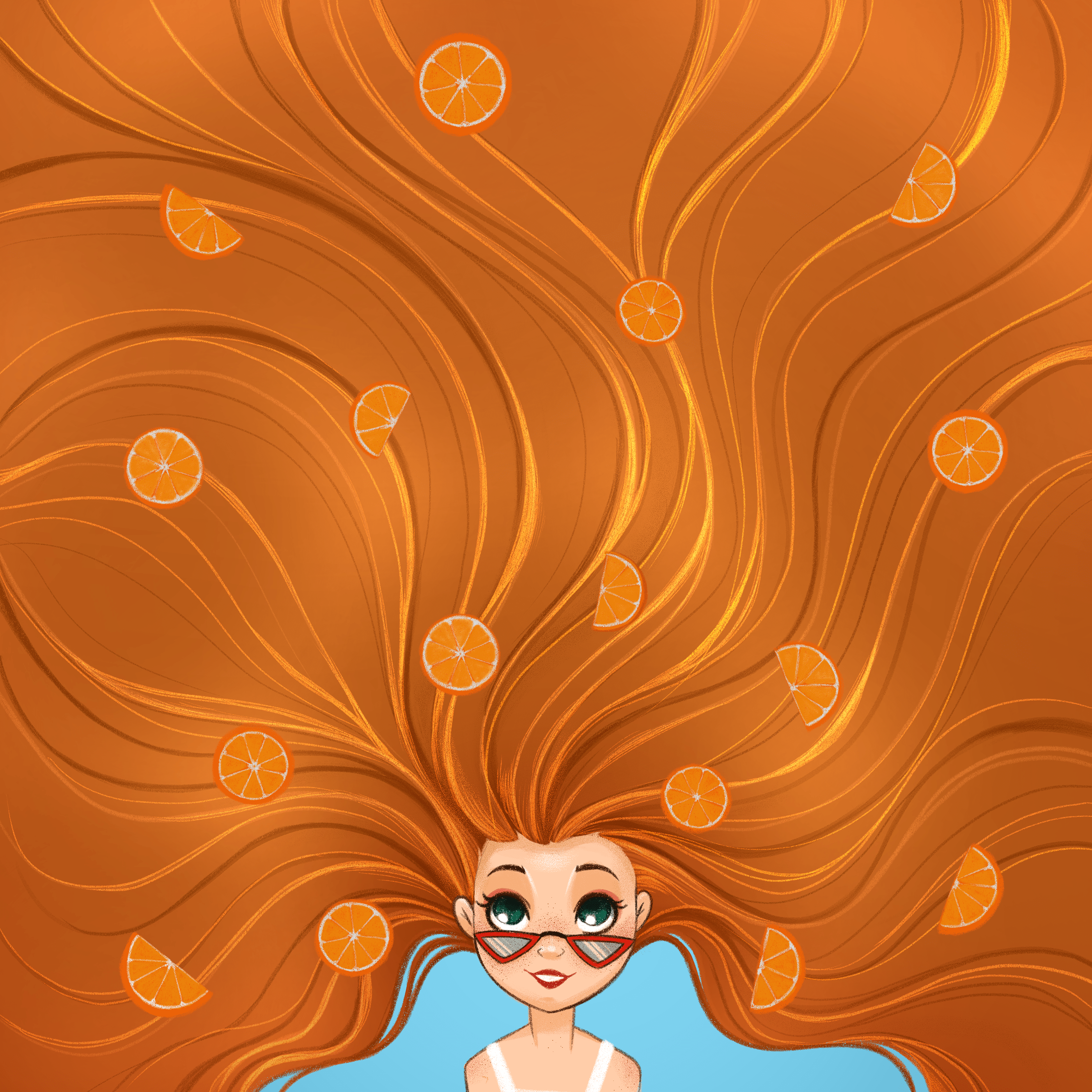 Packing illustrations. Shampoo and hair mask — Изображение №10 — Брендинг, Иллюстрация на Dprofile