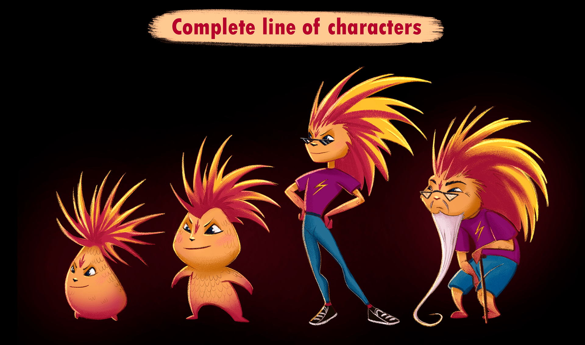 Дизайн персонажей-монстриков. Концепт-проект для игры. — Изображение №6 — Иллюстрация на Dprofile