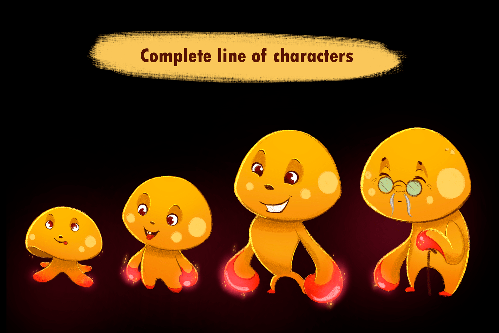 Дизайн персонажей-монстриков. Концепт-проект для игры. — Изображение №20 — Иллюстрация на Dprofile