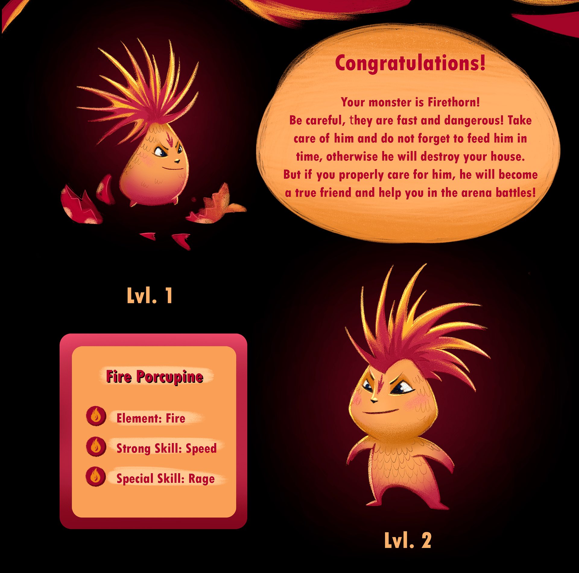 Дизайн персонажей-монстриков. Концепт-проект для игры. — Изображение №3 — Иллюстрация на Dprofile