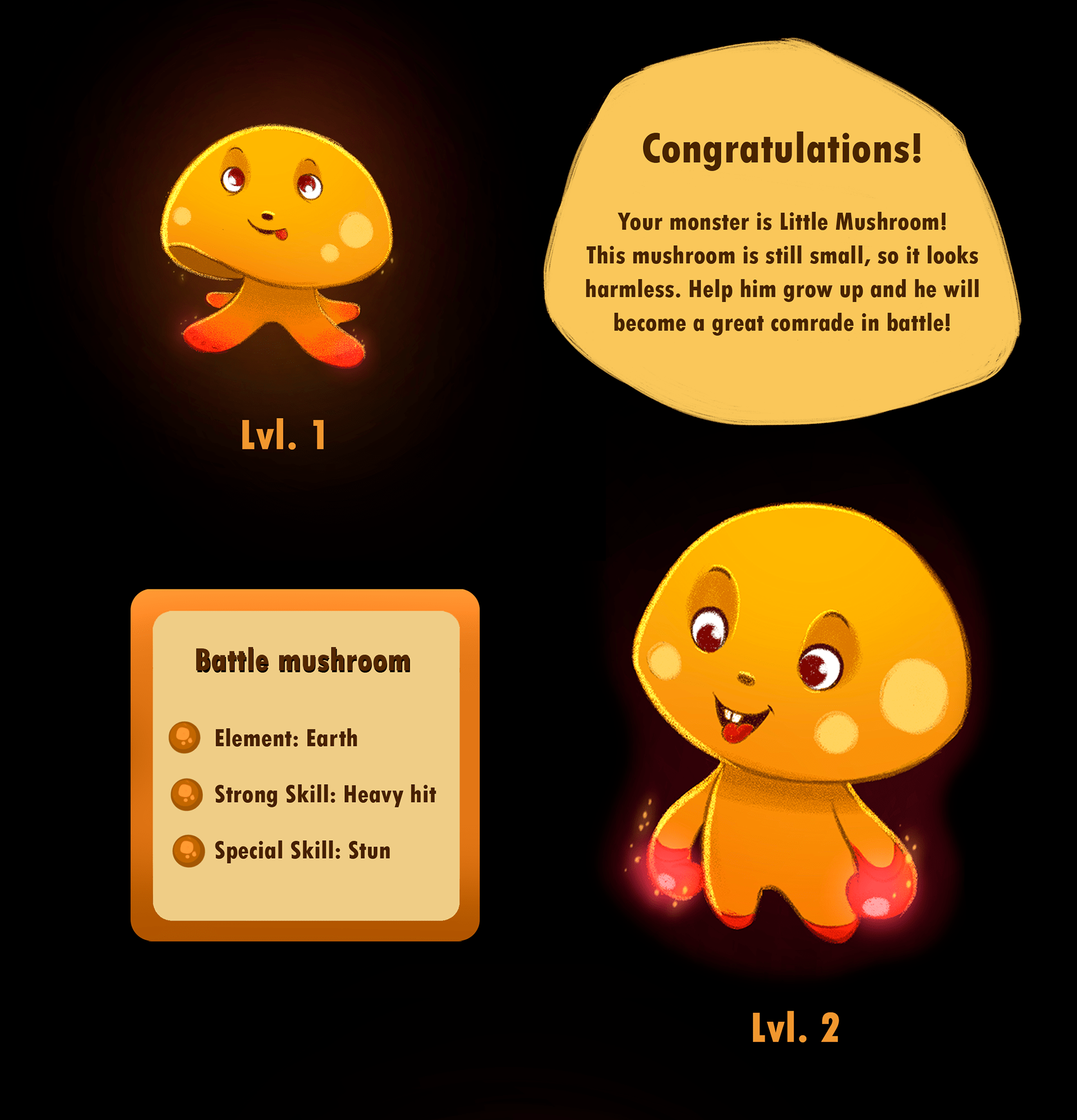 Дизайн персонажей-монстриков. Концепт-проект для игры. — Изображение №19 — Иллюстрация на Dprofile