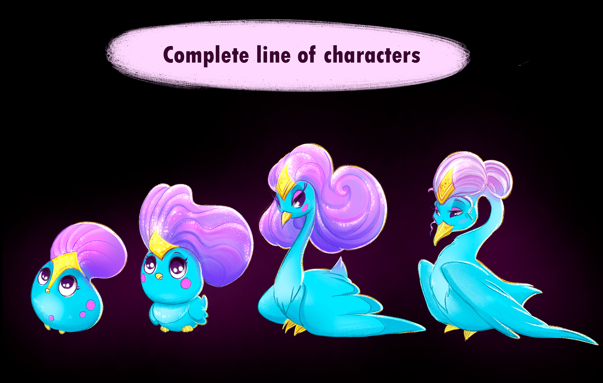 Дизайн персонажей-монстриков. Концепт-проект для игры. — Изображение №17 — Иллюстрация на Dprofile