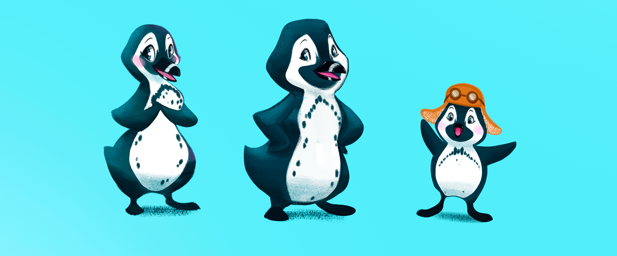 Детская книга "Tux and the Seadows" — Изображение №2 — Иллюстрация, Графика на Dprofile