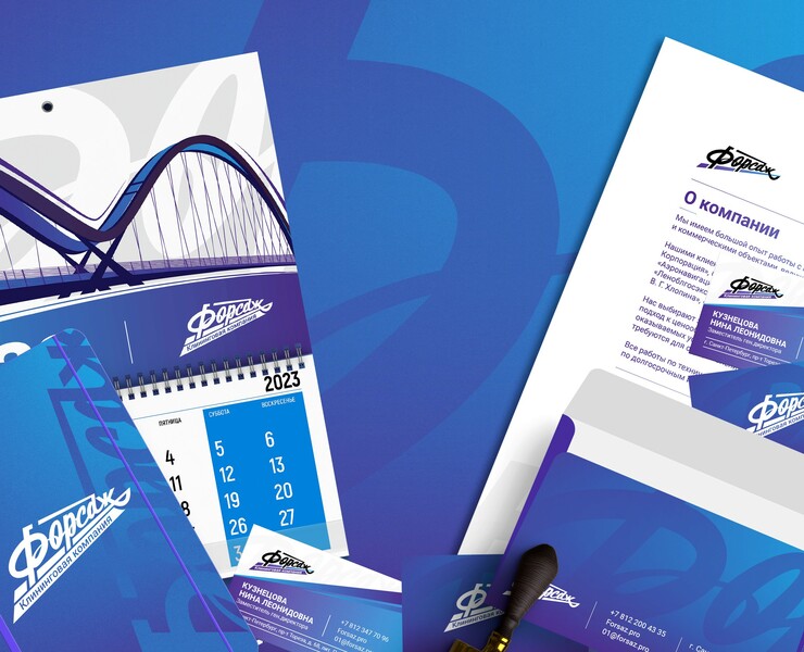 Форсаж. Клининговая компания — Брендинг, Графика на Dprofile