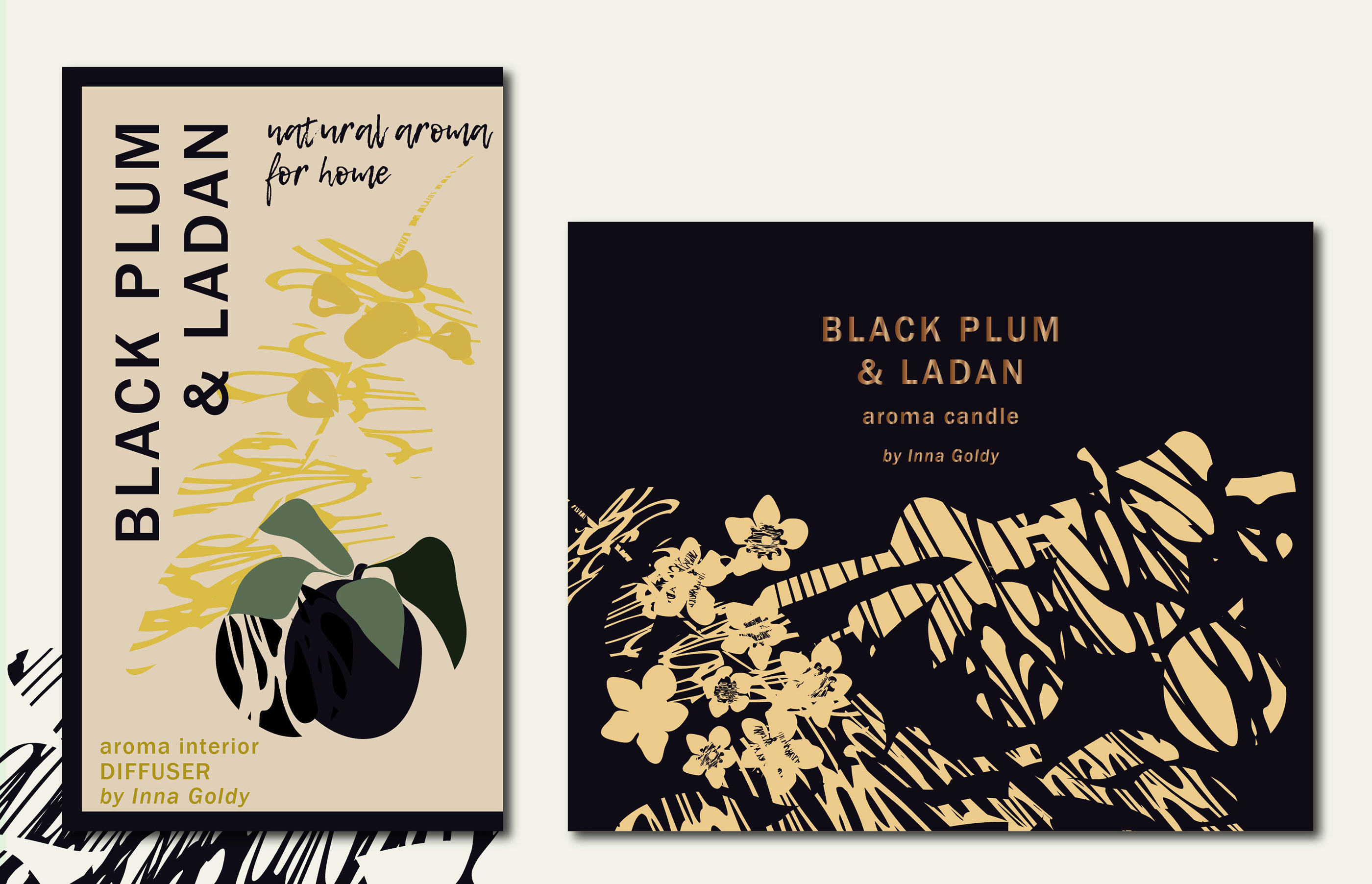 Illustrations & package design for interior aroma — Изображение №8 — Иллюстрация на Dprofile