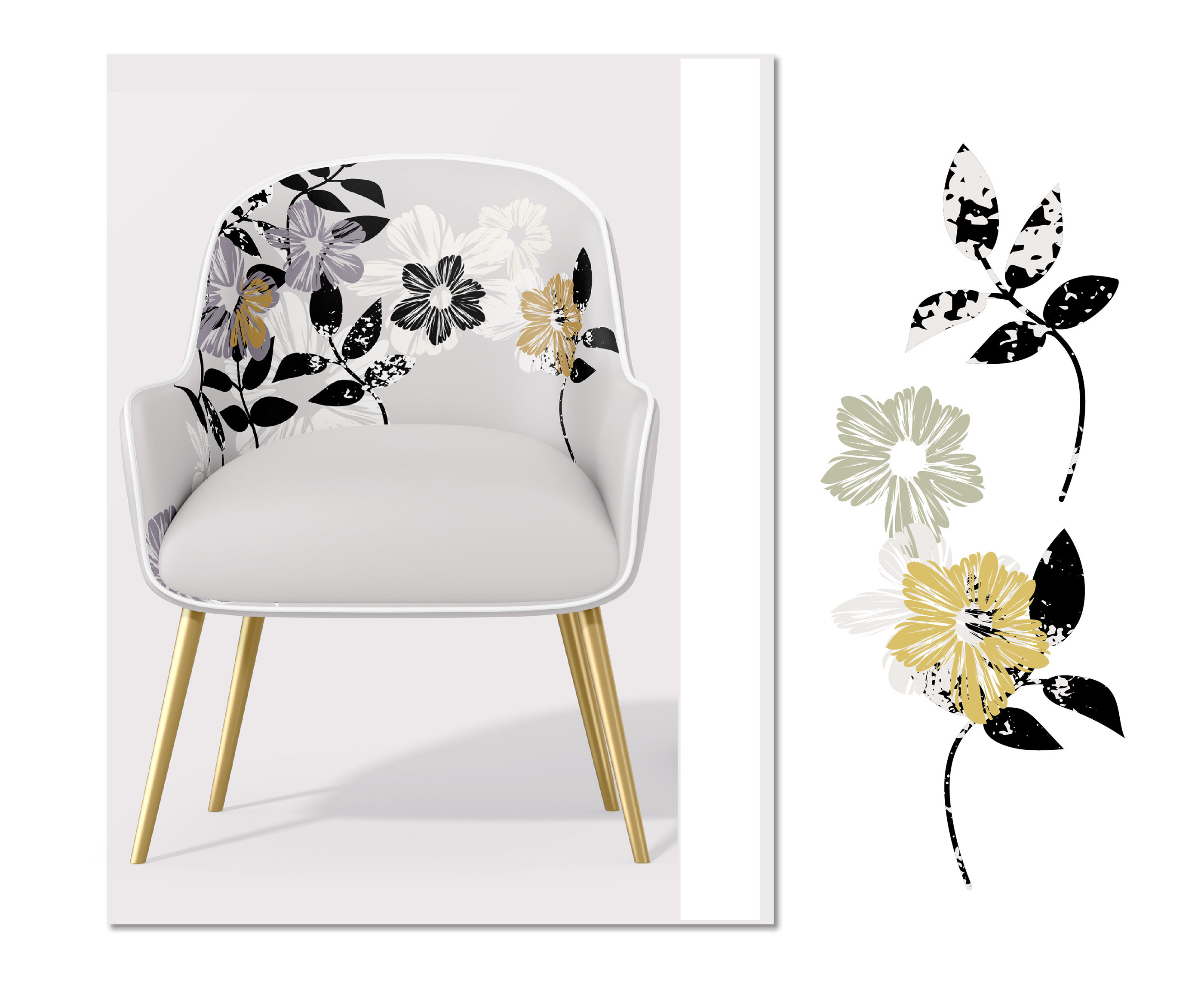 Illustration and patterns for the design of chairs — Изображение №3 — Иллюстрация на Dprofile