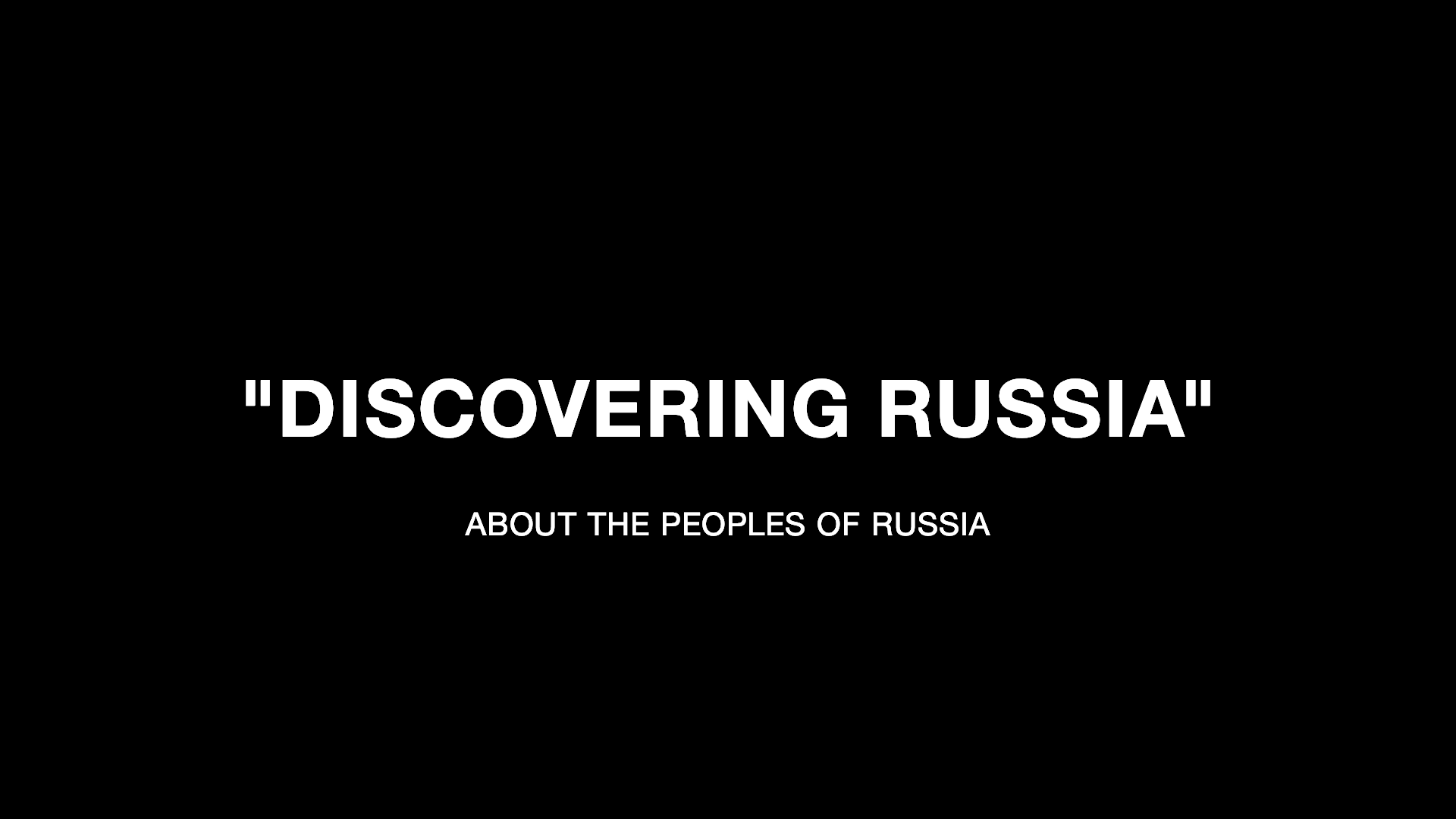 "Discovering Russia" — Изображение №1 — Брендинг, Графика на Dprofile