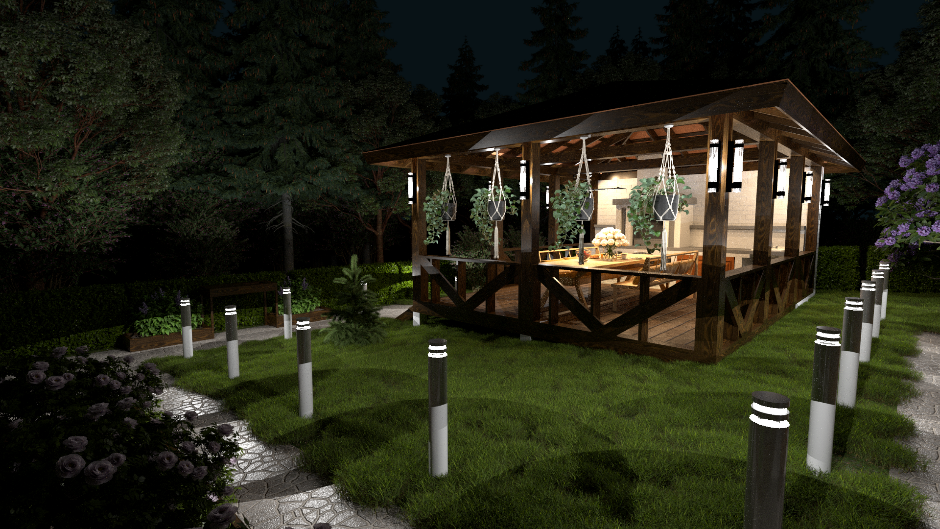 Беседка открытого типа — Изображение №5 — 3D на Dprofile