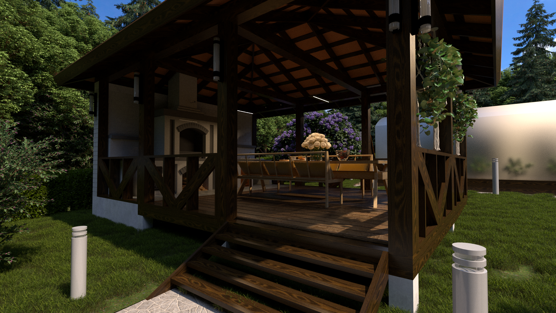 Беседка открытого типа — Изображение №3 — 3D на Dprofile