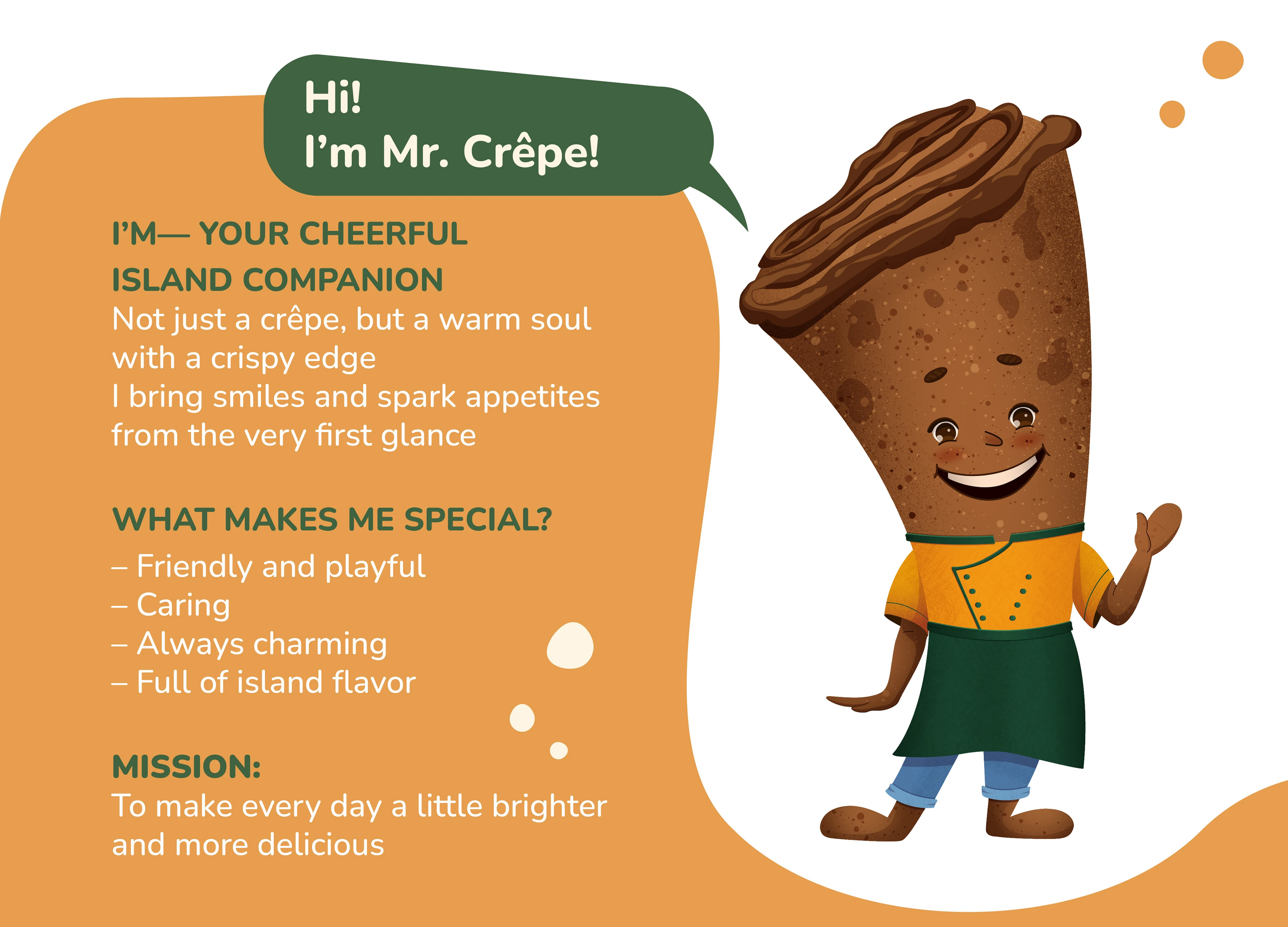 Mr. Crêpe. Бренд-персонаж — Изображение №4 — Брендинг, Иллюстрация на Dprofile