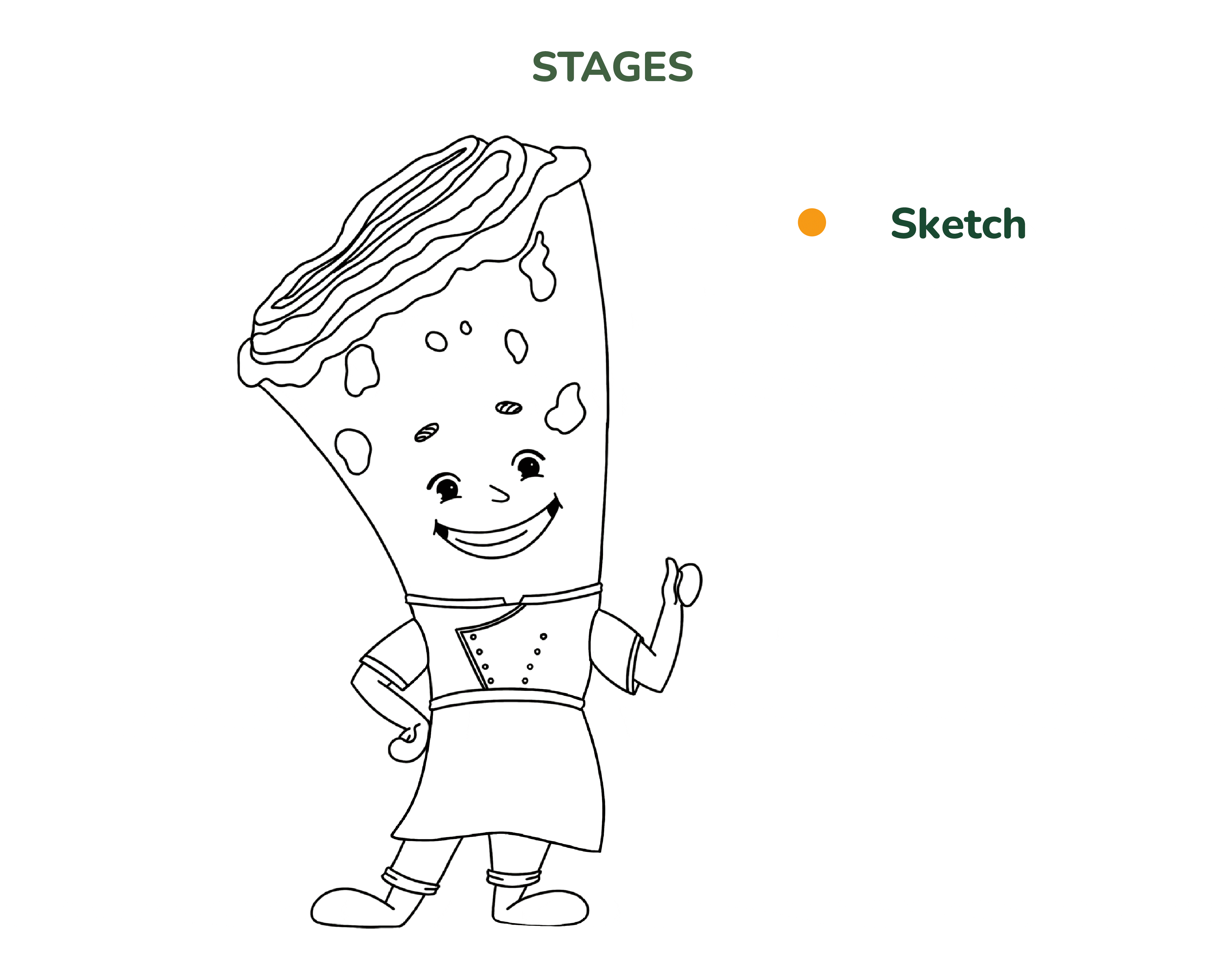 Mr. Crêpe. Бренд-персонаж — Изображение №6 — Брендинг, Иллюстрация на Dprofile