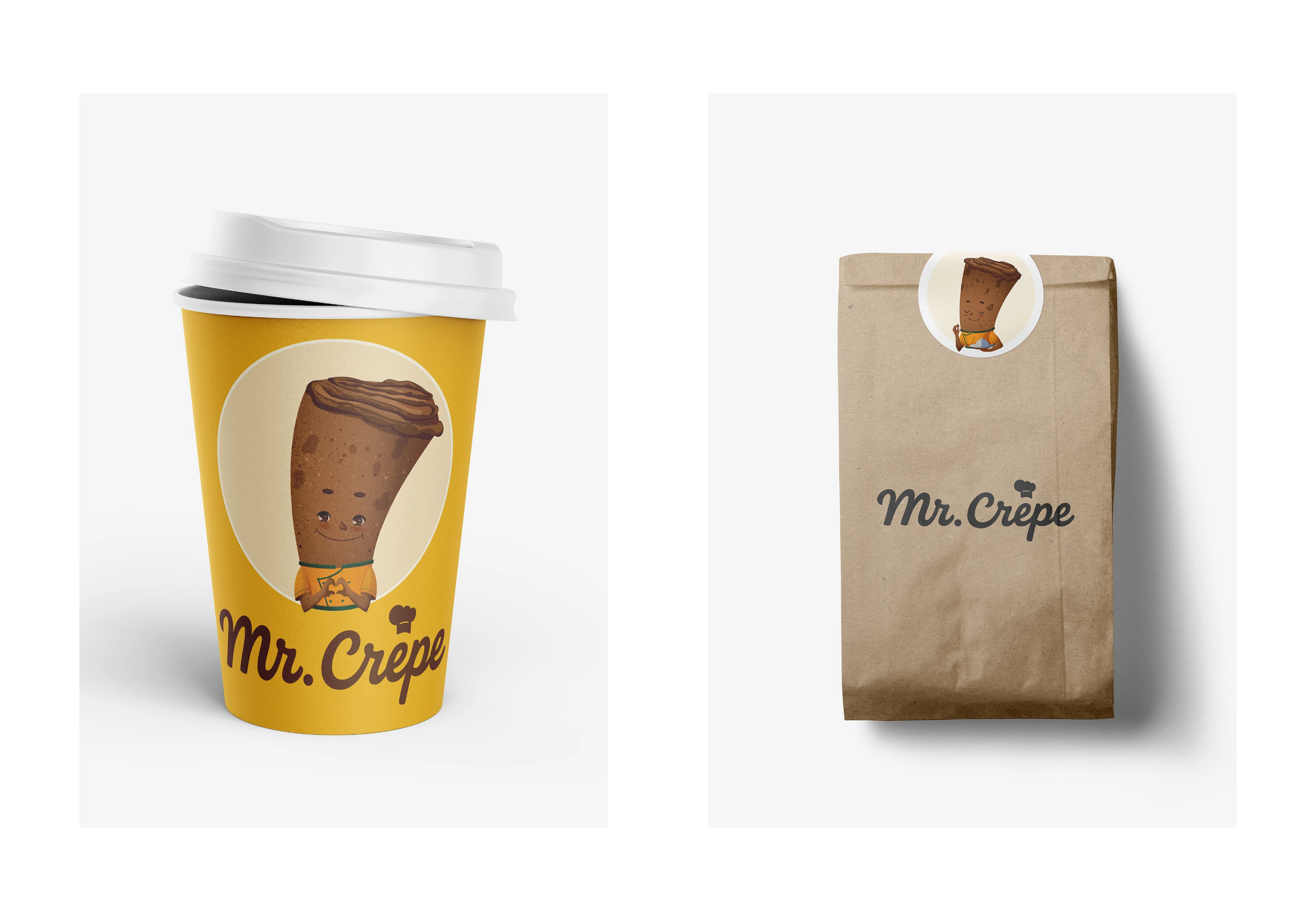 Mr. Crêpe. Бренд-персонаж — Изображение №11 — Брендинг, Иллюстрация на Dprofile