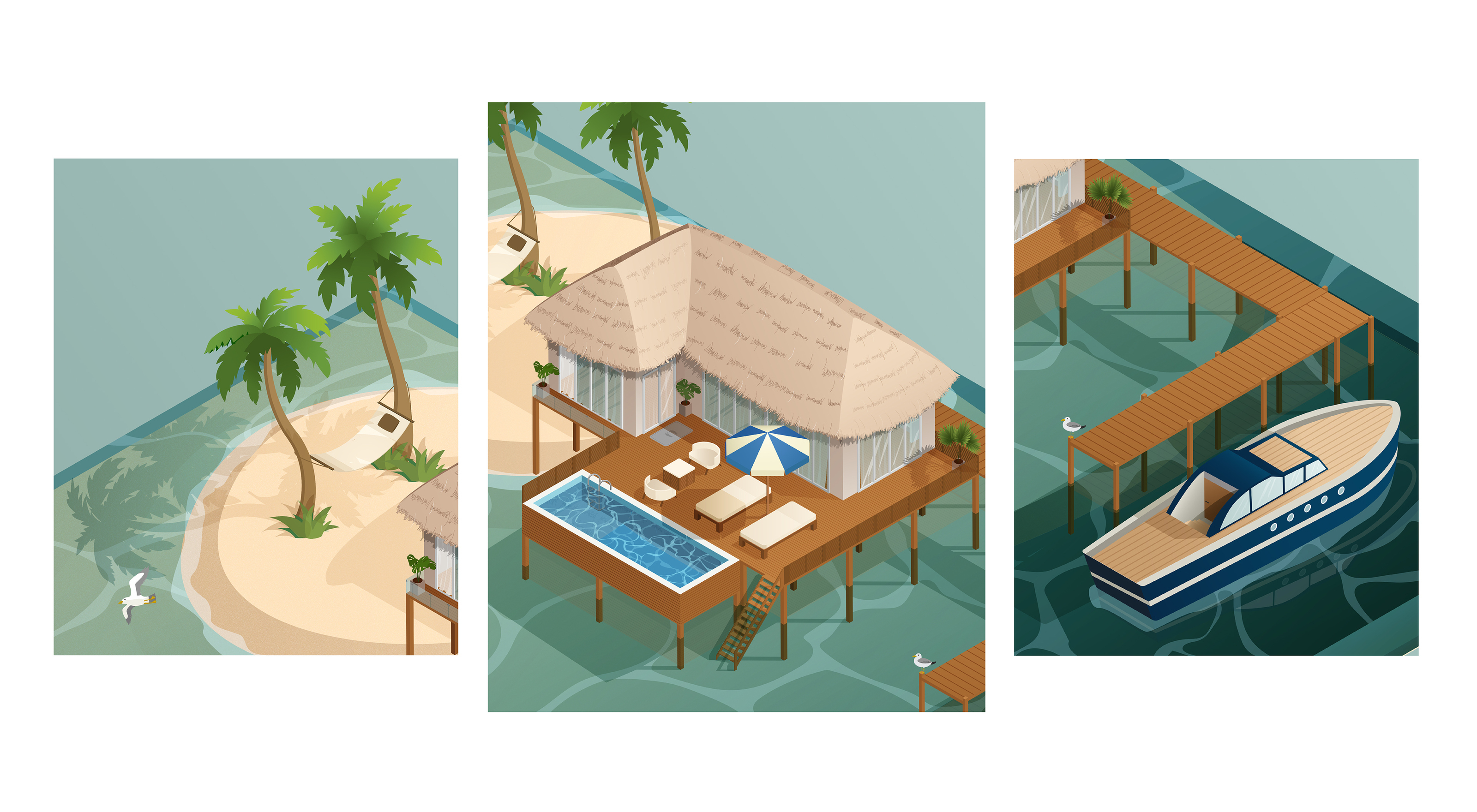 Isometric illustration for travel service concept — Изображение №10 — Иллюстрация на Dprofile
