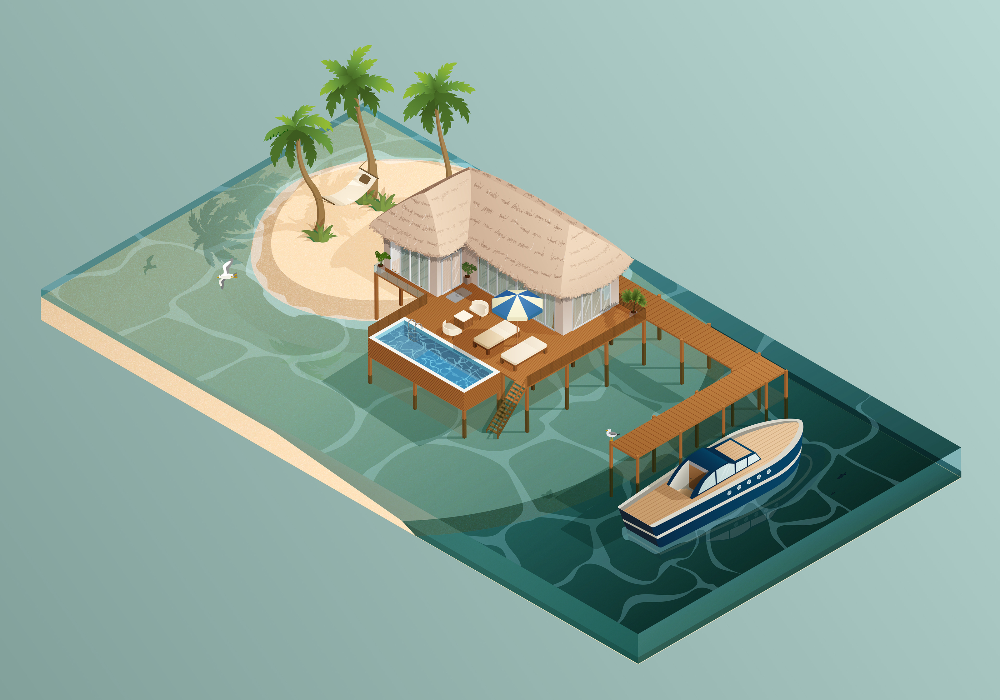 Isometric illustration for travel service concept — Изображение №8 — Иллюстрация на Dprofile
