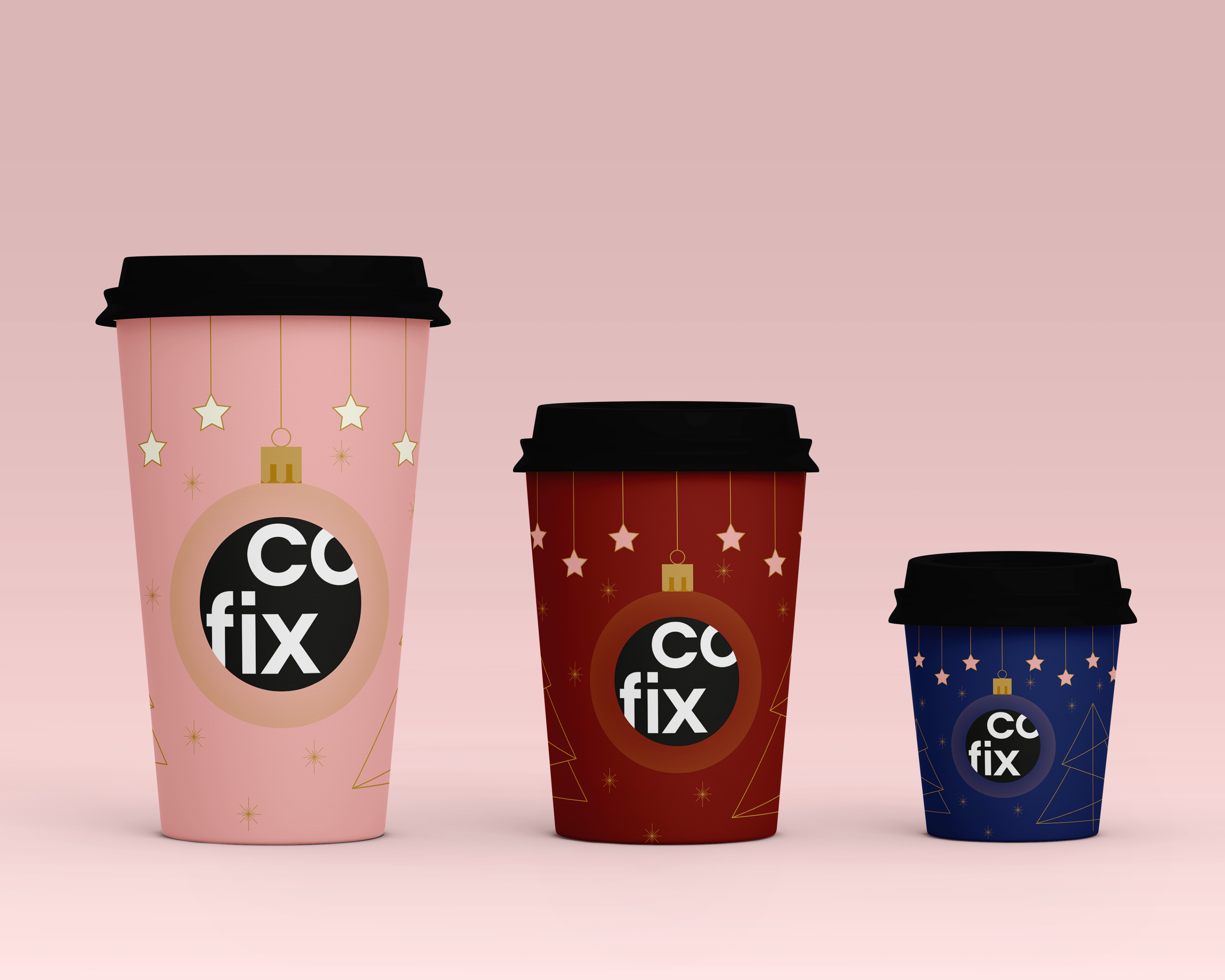 COFIX. Сoncept of New Year's coffee cup design — Изображение №17 — Брендинг, Иллюстрация на Dprofile