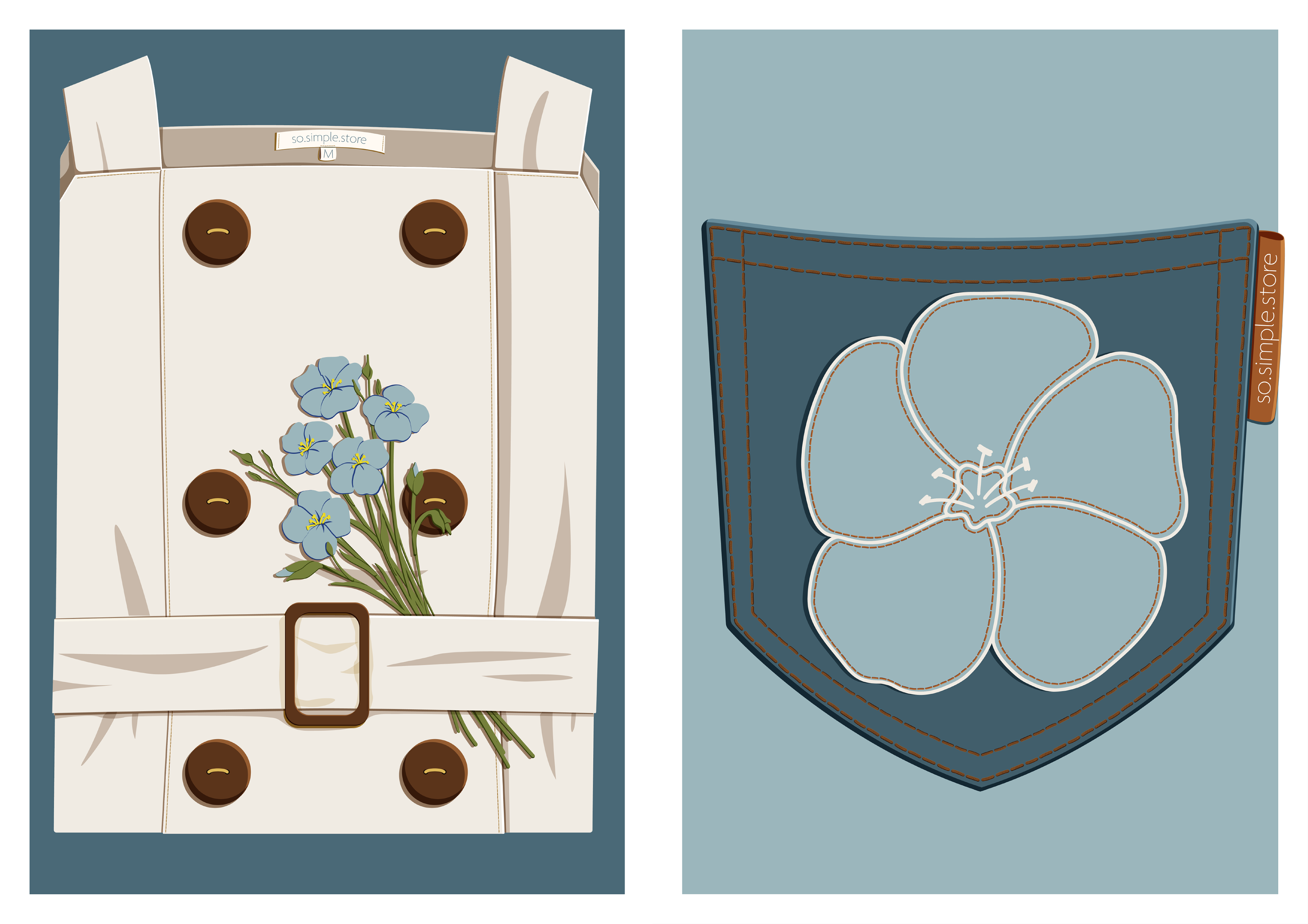 SO.SIMPLE.STORE. Illustrative identity. Concept — Изображение №9 — Иллюстрация на Dprofile